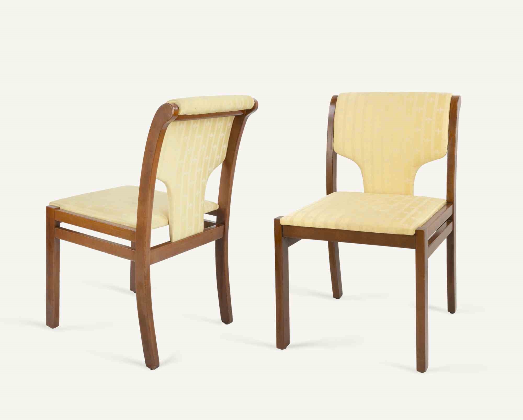 Set di 8 Sedie Vintage di Manifattura Italiana