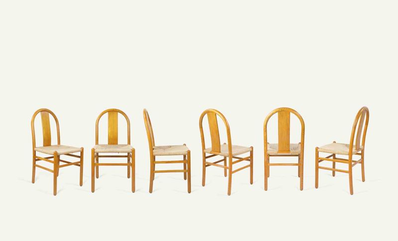 Set di 6 Sedie Vintage Modello Thalia Annig Sarian per Tisettanta, Cantù