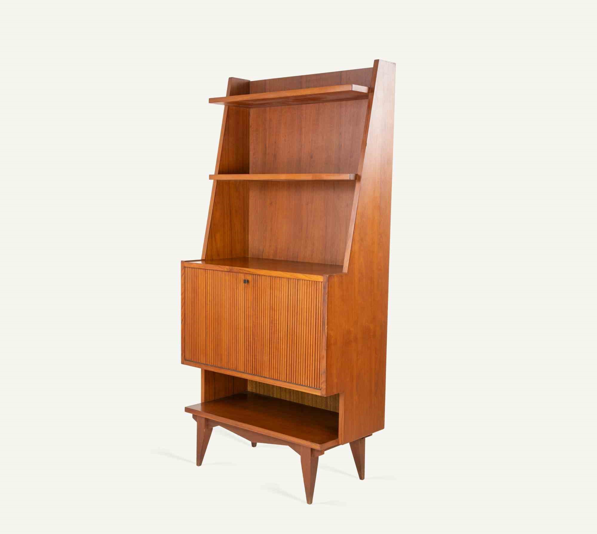 Libreria D'epoca con Mobile a Ribalta e Vani a Giorno Att. a Dassi Mobili Moderni Vittorio Dassi