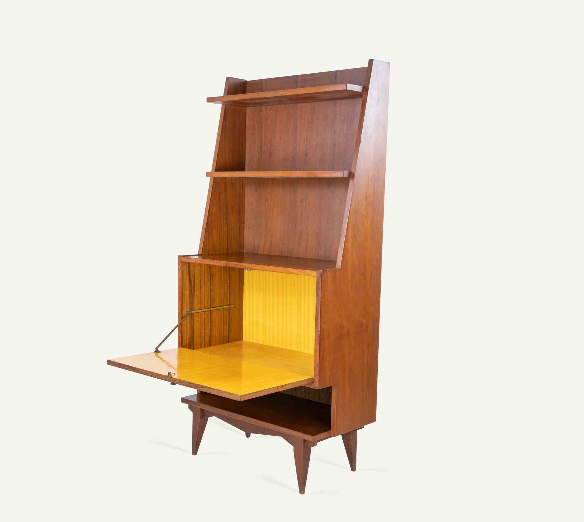 Libreria D'epoca con Mobile a Ribalta e Vani a Giorno Att. a Dassi Mobili Moderni Vittorio Dassi