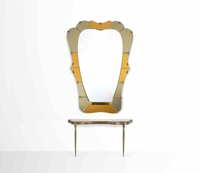 Specchio D'epoca con Consolle Att. a Cristal Art