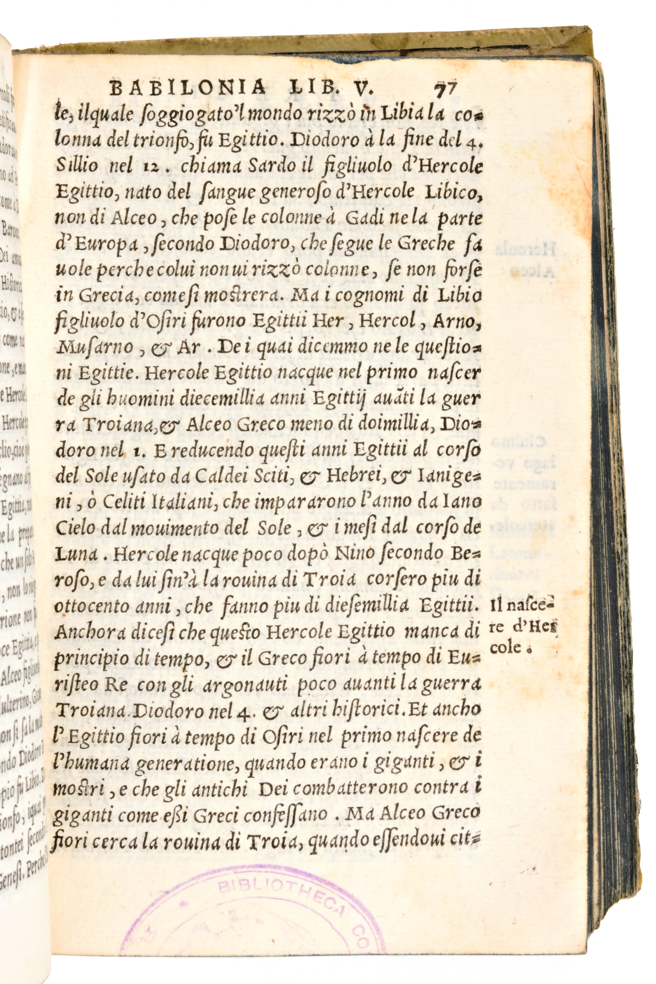 [classici Greci/latini] Nanni, Giovanni : i Cinque Libri De le Antichita De Beroso Sacerdote Cald...