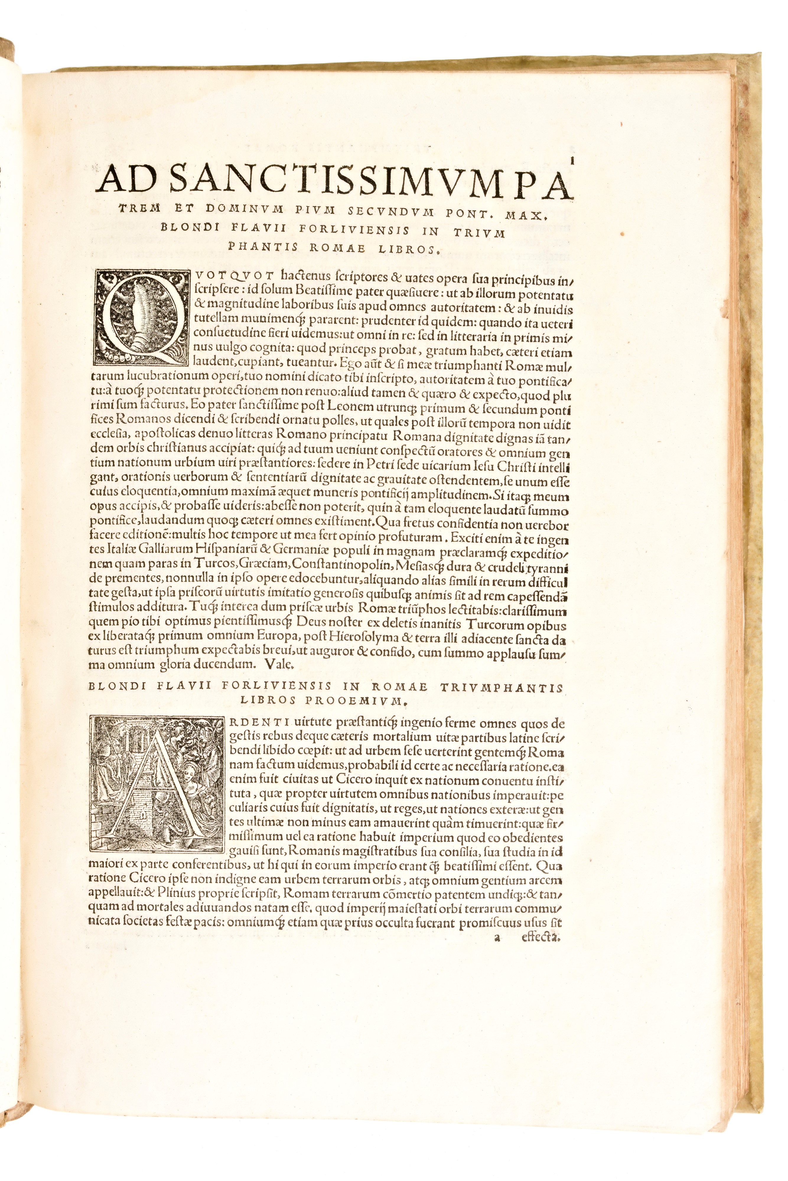 [ROMA] Biondo, Flavio : De Roma triumphante libri decem. In Basilea, Froben, 1531.