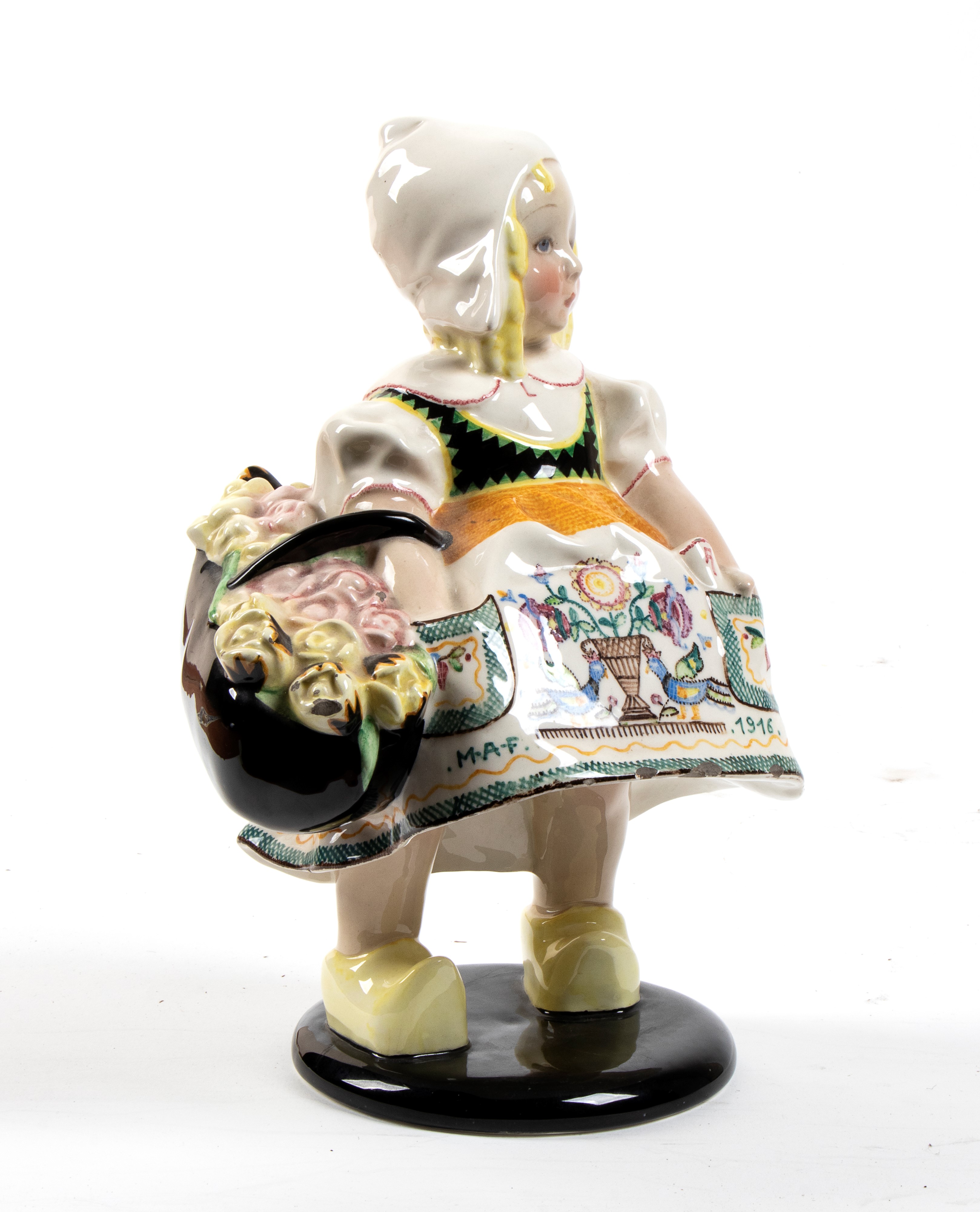 Sandro Vacchetti - Fanciulla con Canestro di Fiori