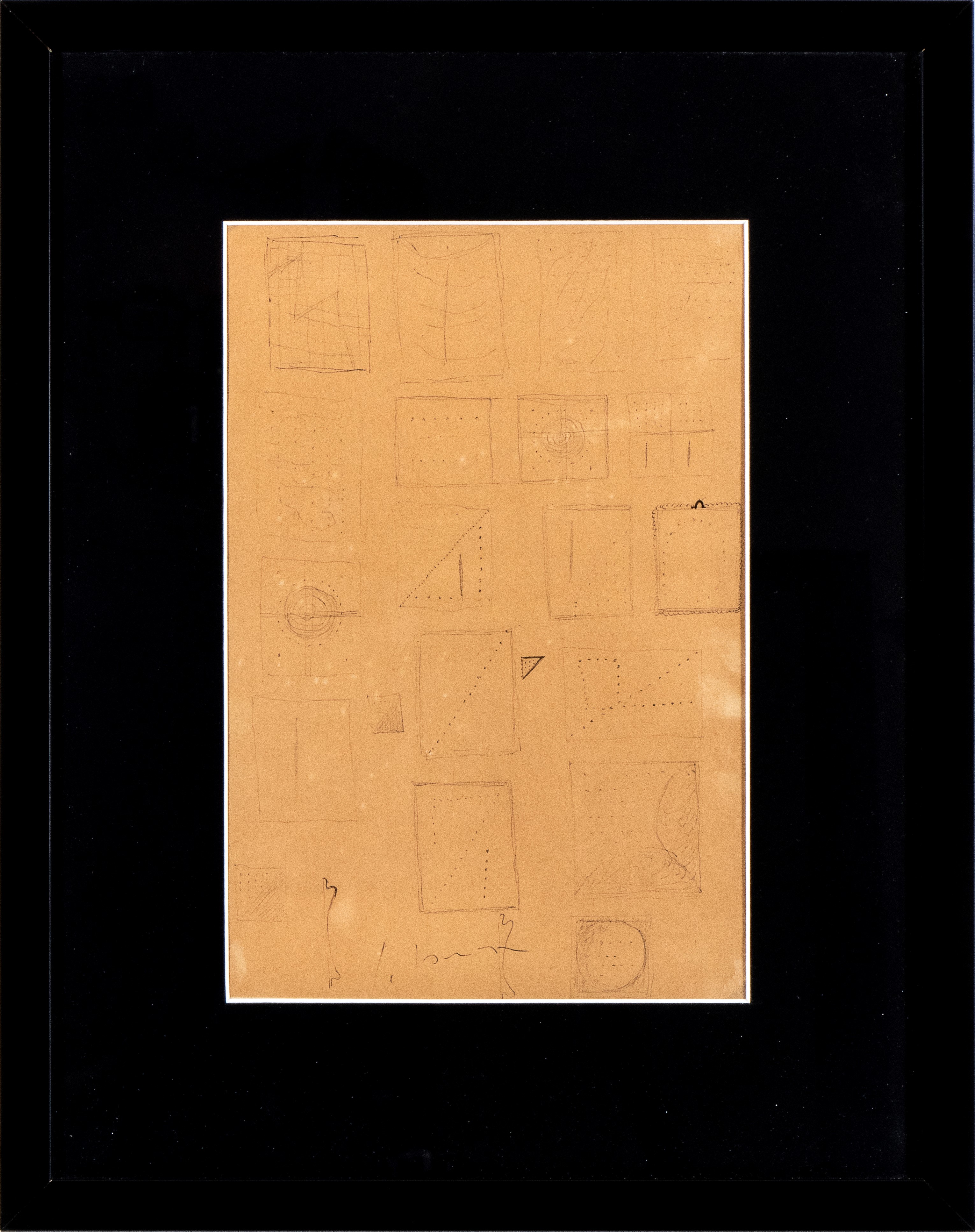 Lucio Fontana - Studi per Concetto Spaziale