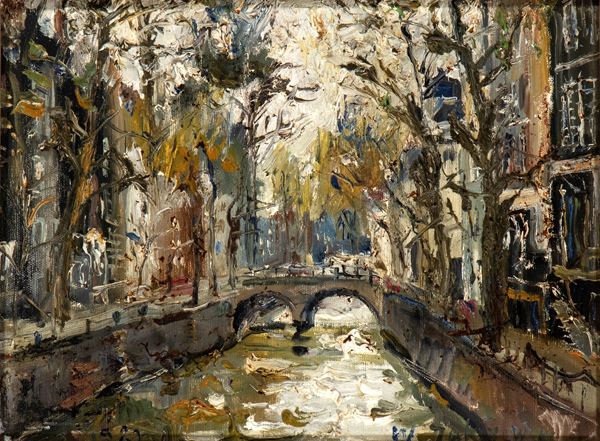 WLODZIMIERZ ZAKRZEWSKI - Amsterdam canal