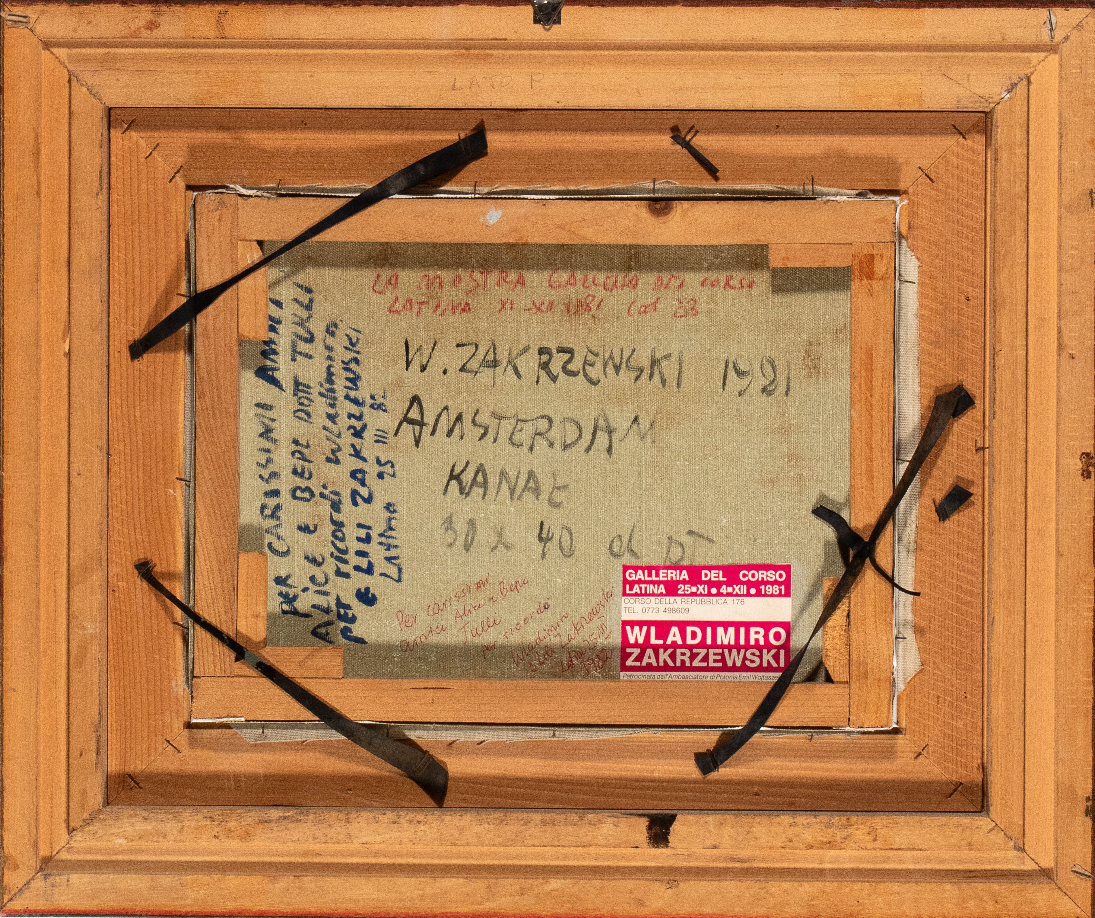 Wlodzimierz Zakrzewski - Canale di Amsterdam