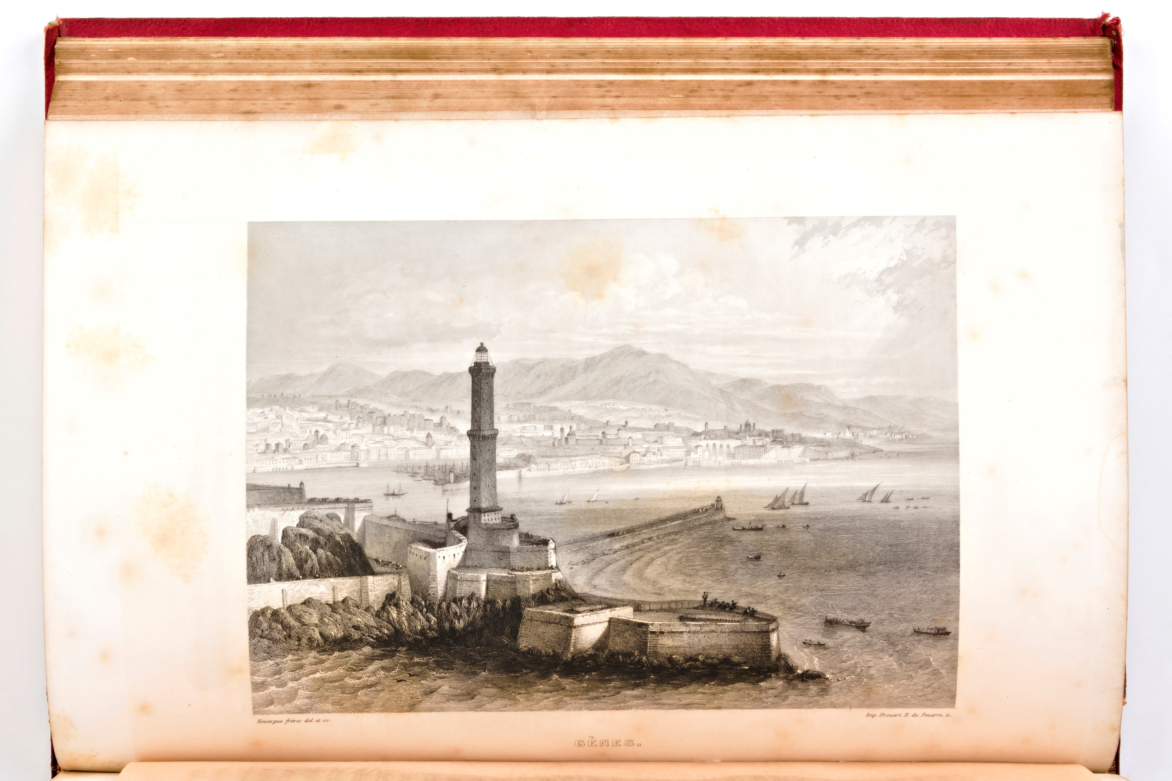 [viaggi/italia] De Musset, Paul : Voyage Pittoresque En Italie. 2 Volumi. Septentrionale & Meridi...