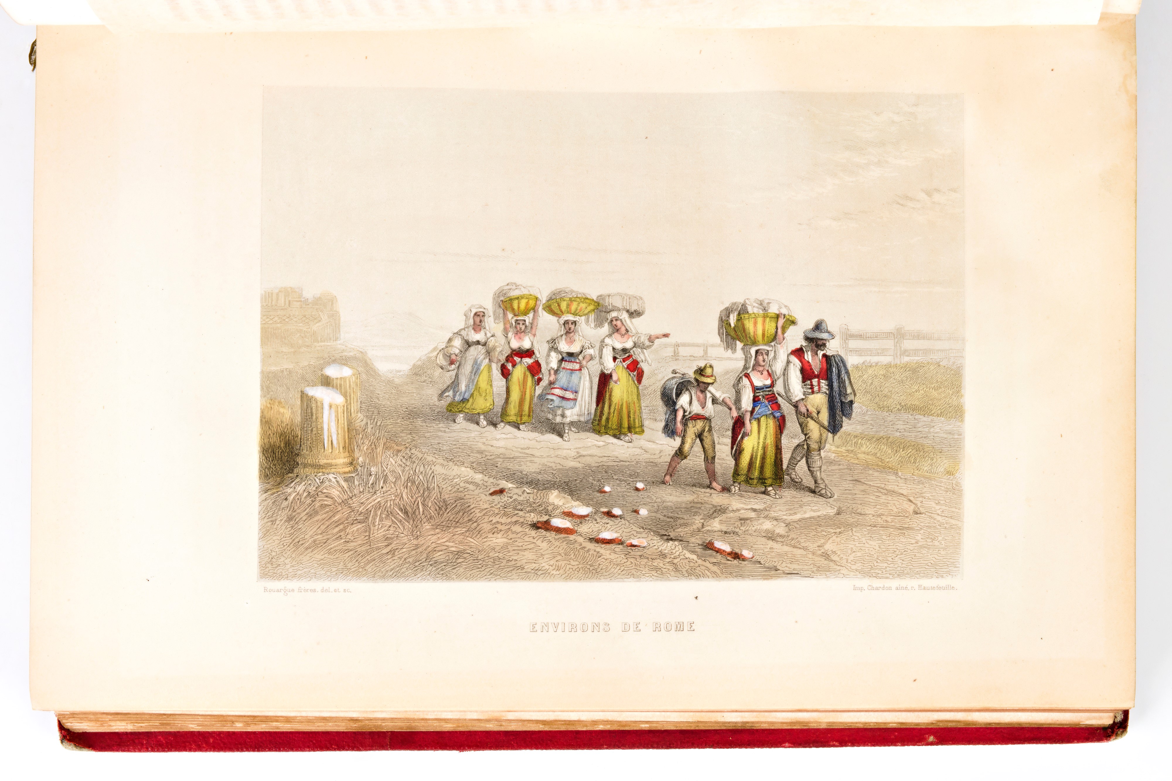 [viaggi/italia] De Musset, Paul : Voyage Pittoresque En Italie. 2 Volumi. Septentrionale & Meridi...