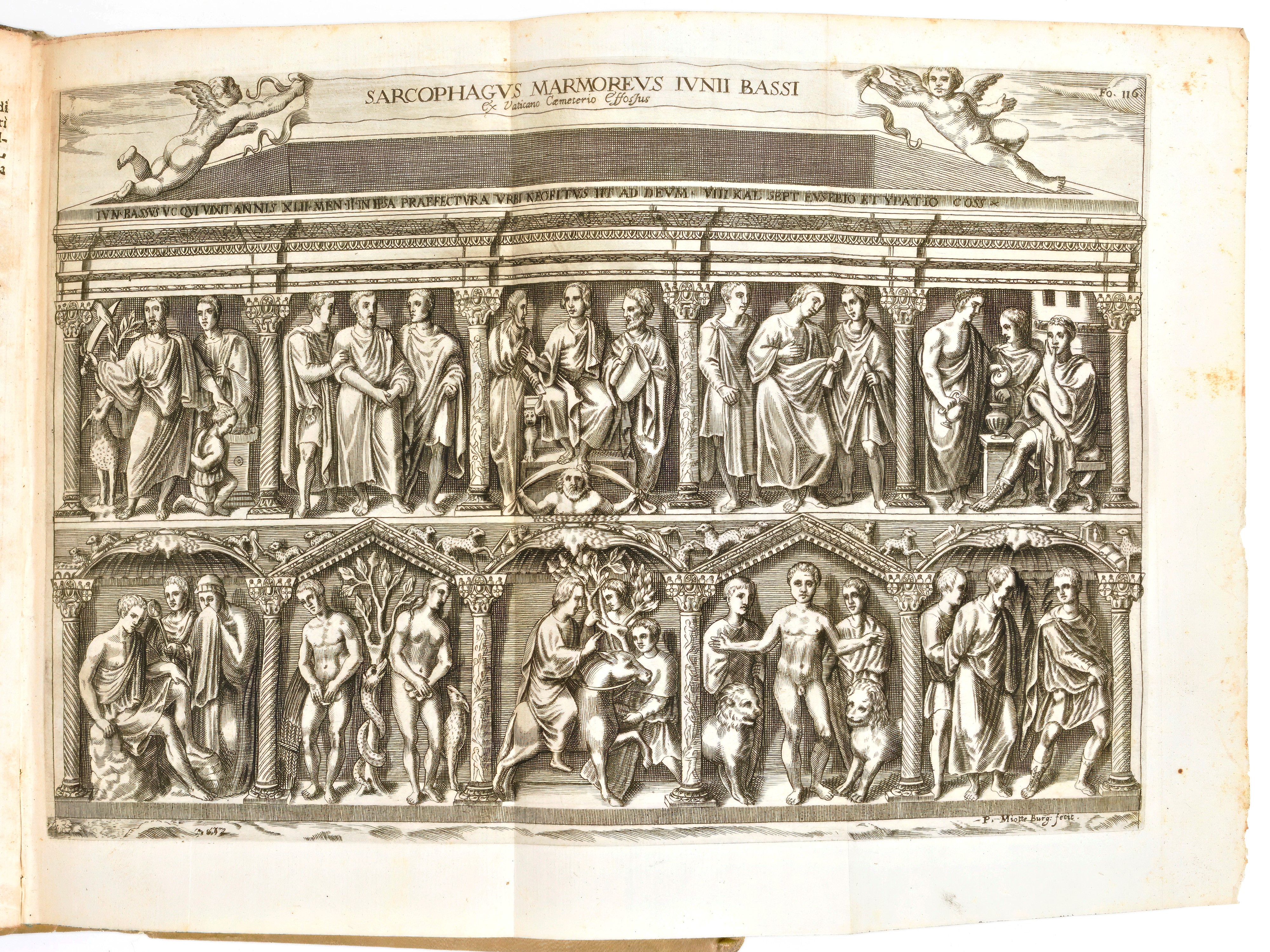 [Catacombe/Roma] Bosio, Antonio & Severano, Giovanni : Roma sotterranea. Roma, Michel'Angelo e Pi...