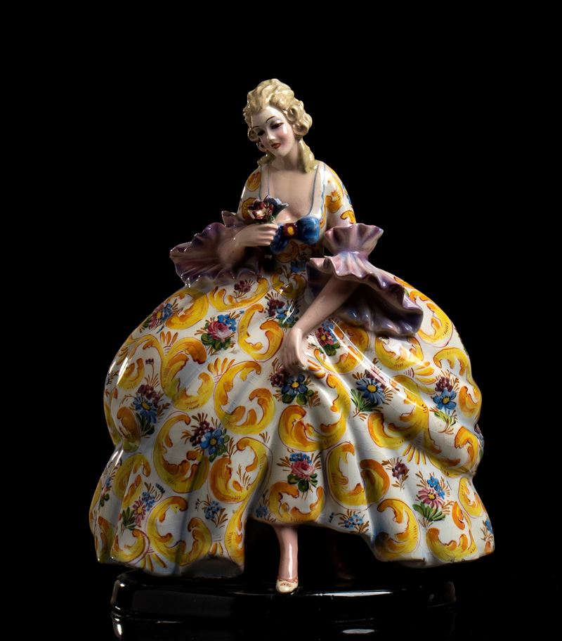 Teodoro Sebelin - Dama con Fiori