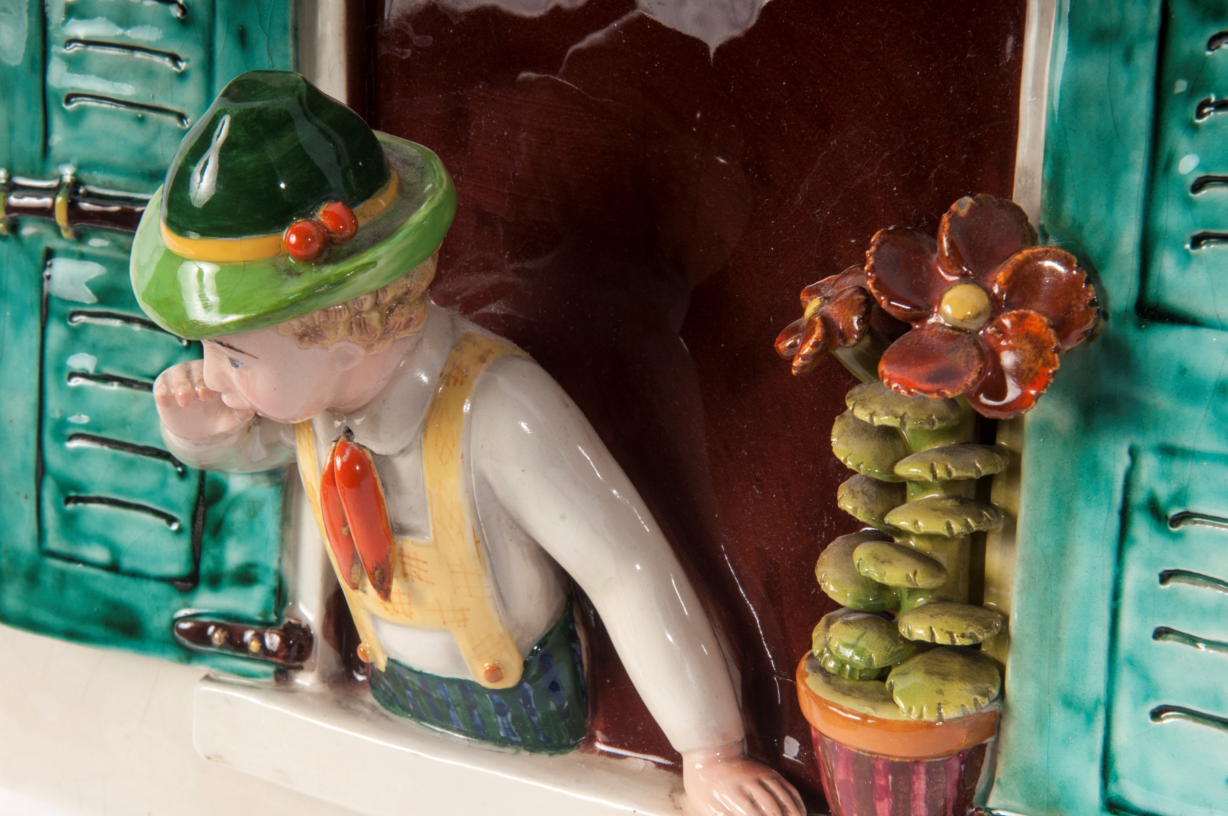 "Lui e Lei ",Coppia di placche in rilievo,