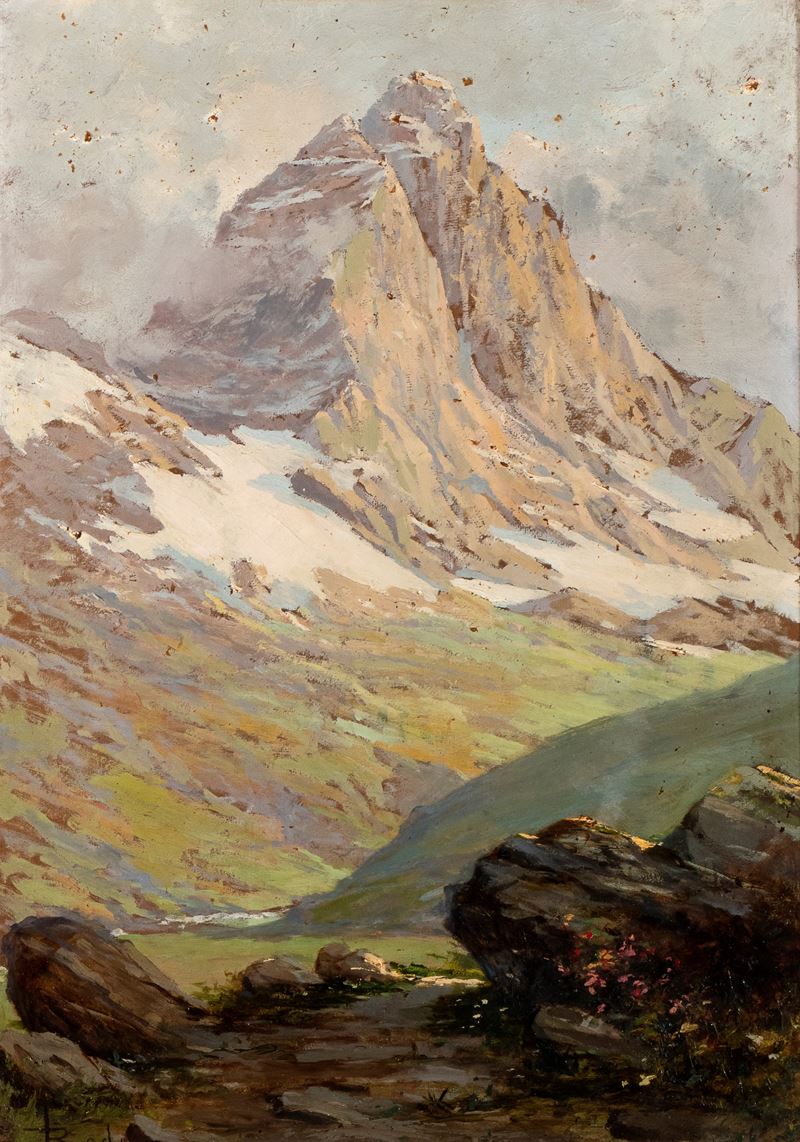 Leonardo Roda - Vista del Monte Cervino