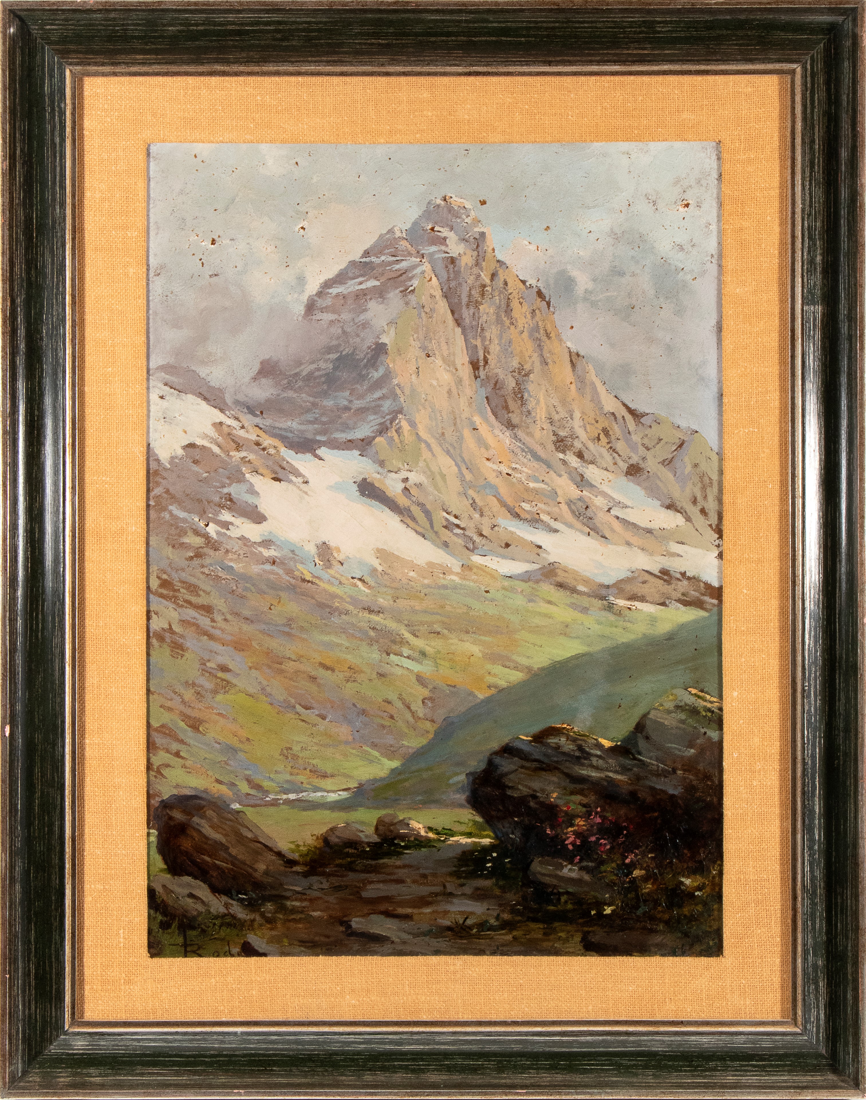 Leonardo Roda - Vista del Monte Cervino