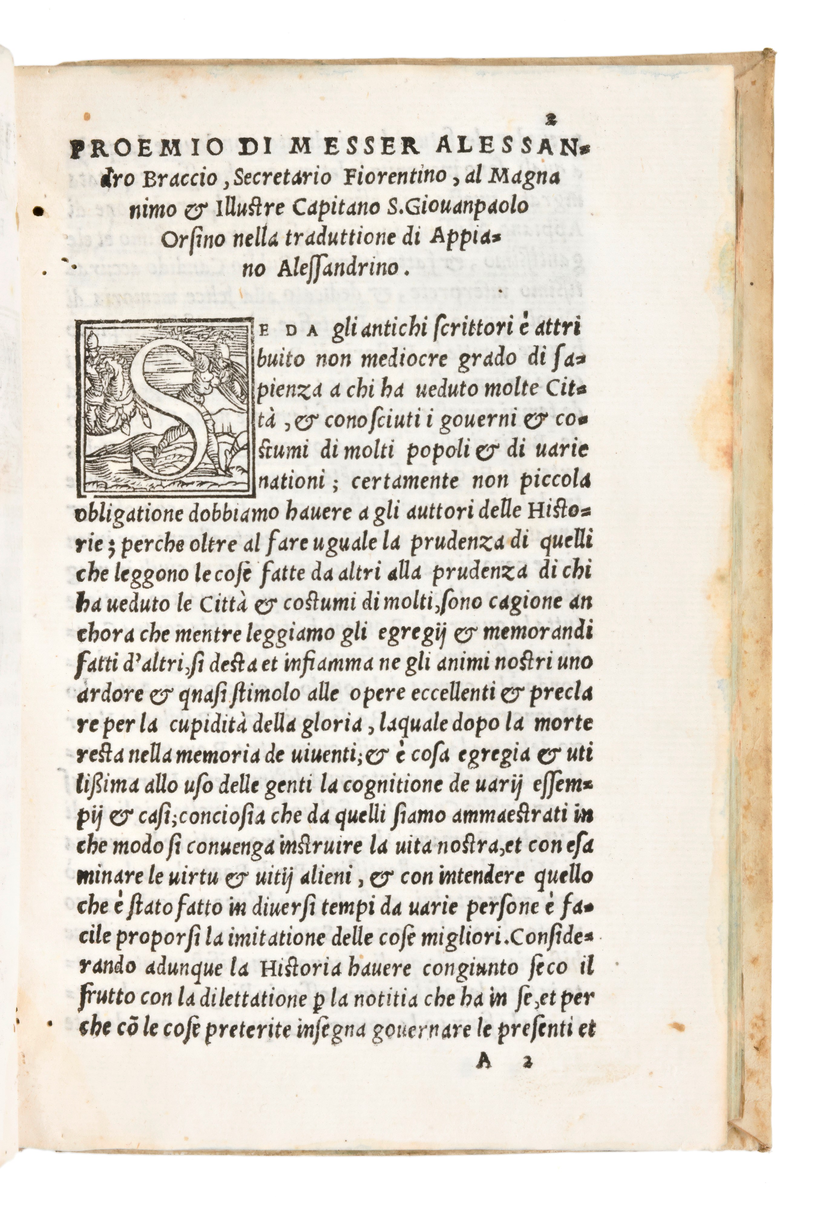 Appianus : Appiano Alessandrino Historia Delle guerre civili et esterne de romani. 2 volumi. Vene...