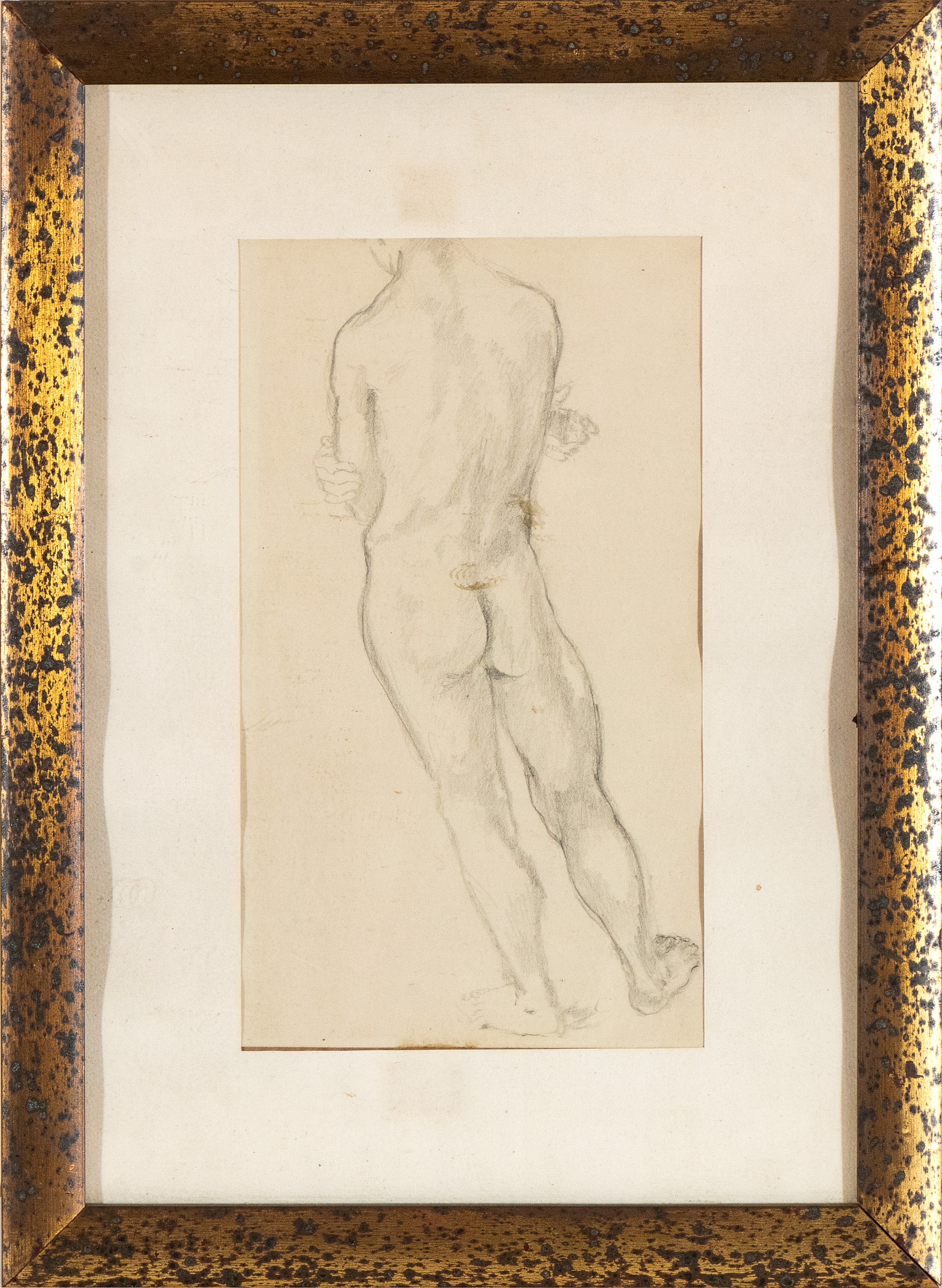 Mirko Basaldella - Studio per Nudo Maschile di Schiena