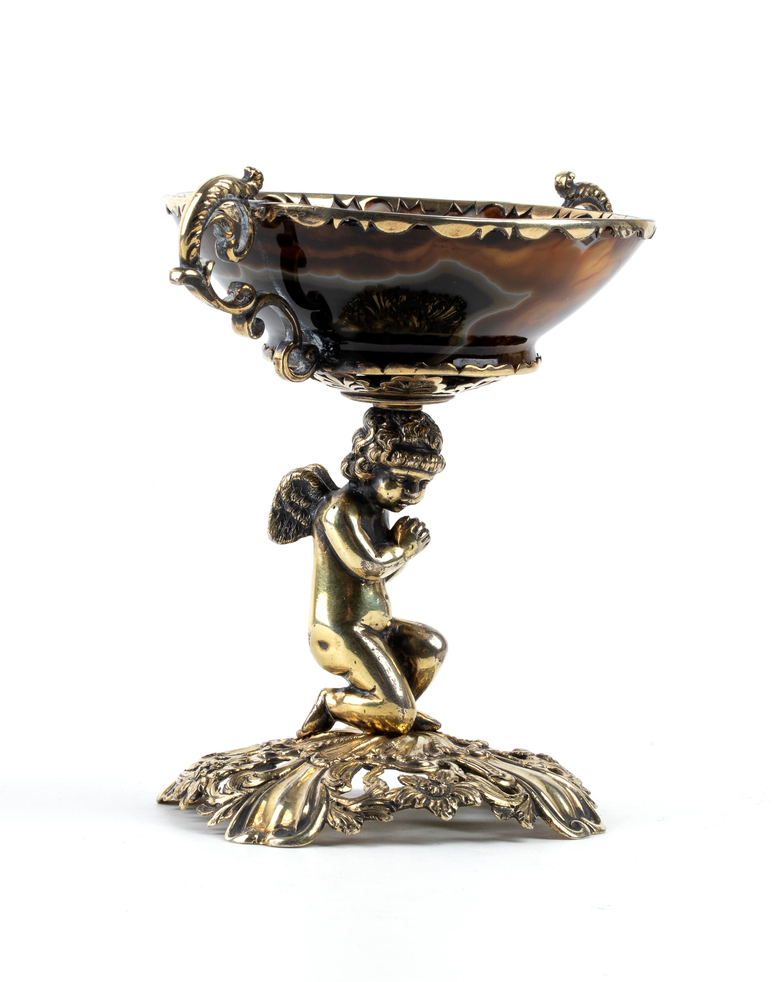 Calice in agata e argento