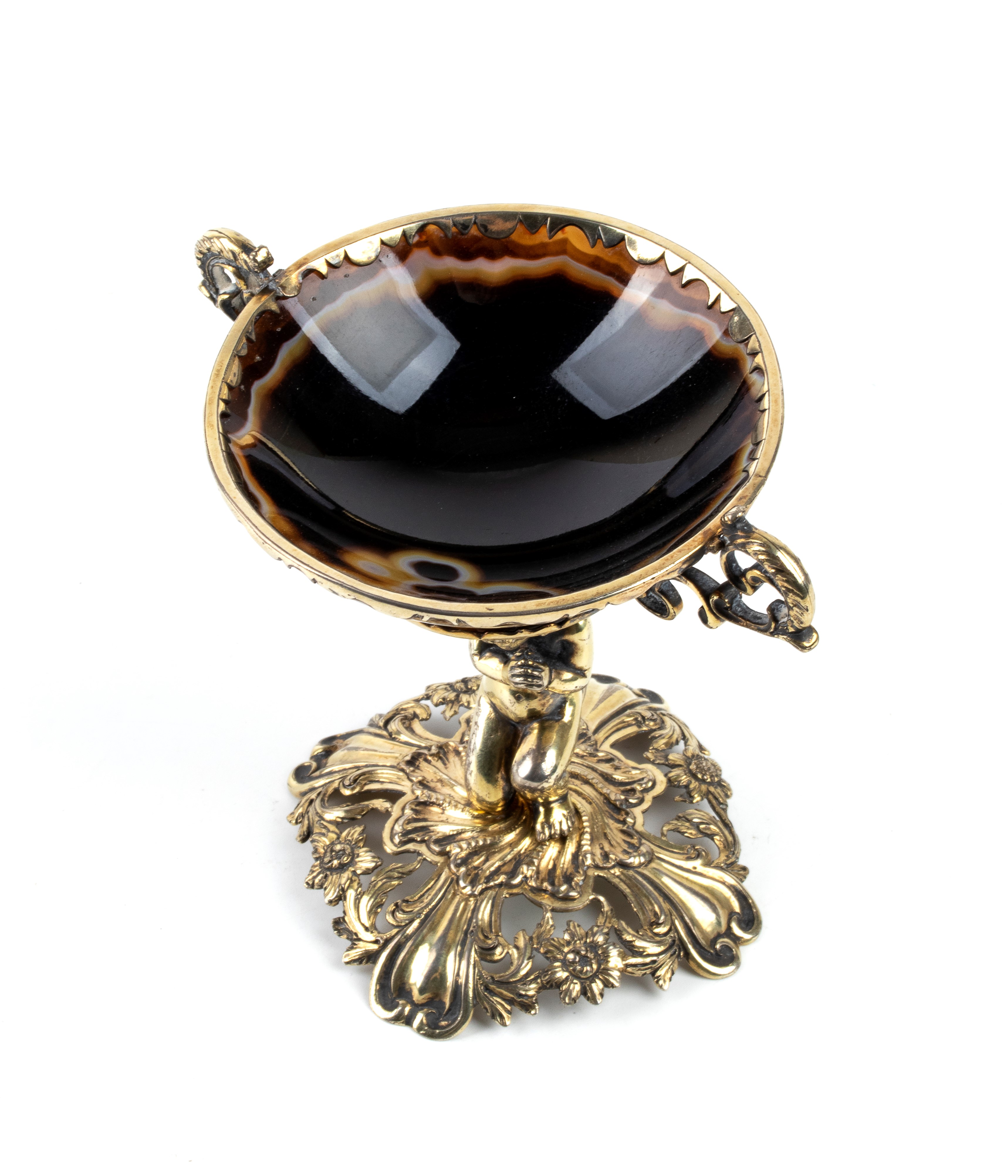 Calice in agata e argento