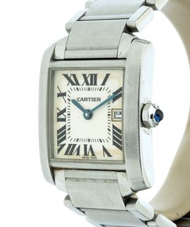 CARTIER Tank orologio da polso in acciaio Anni 2000 Asta GIOIELLI E ARGENTI del XX secolo con una selezione di Orologi da polso e Penne da collezione Bertolami Fine