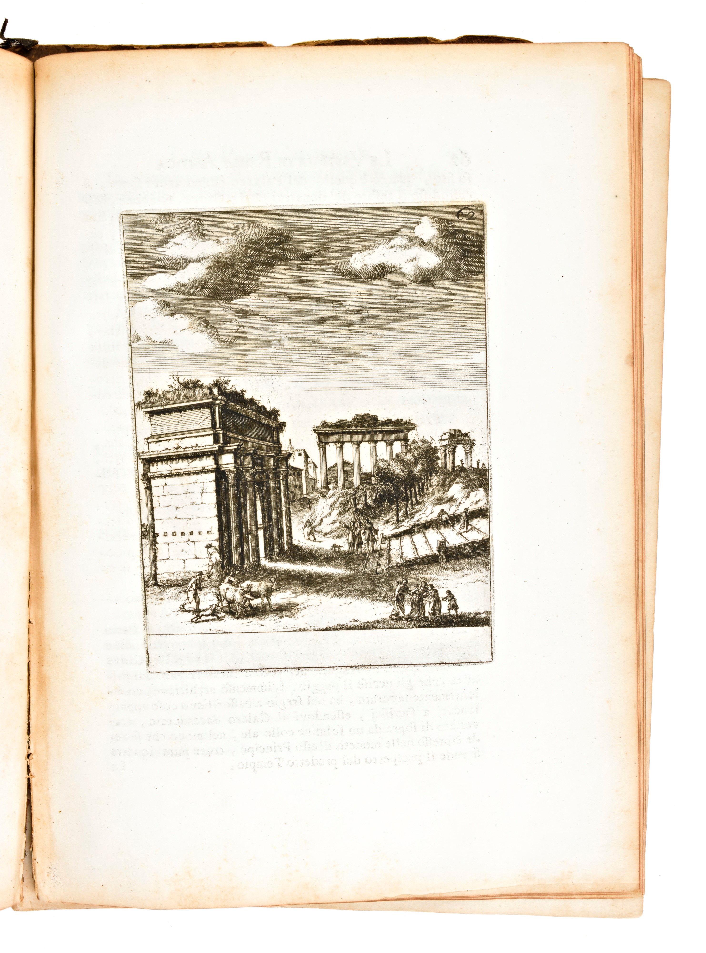 [roma] Ficoroni, Francesco : e Vestigia, e Rarità di Roma Antica Ricercate, e Spiegate... Roma, G...