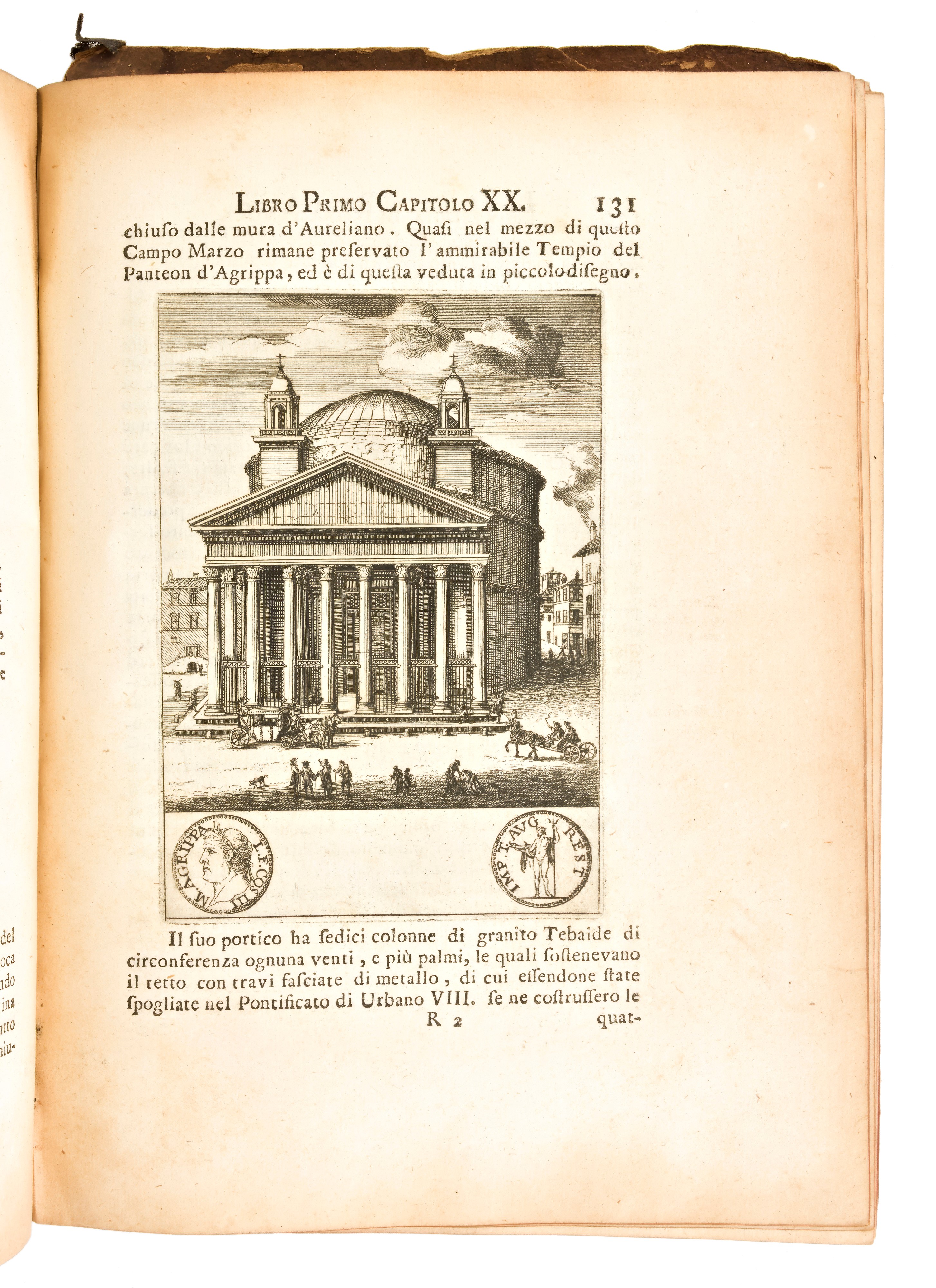 [roma] Ficoroni, Francesco : e Vestigia, e Rarità di Roma Antica Ricercate, e Spiegate... Roma, G...