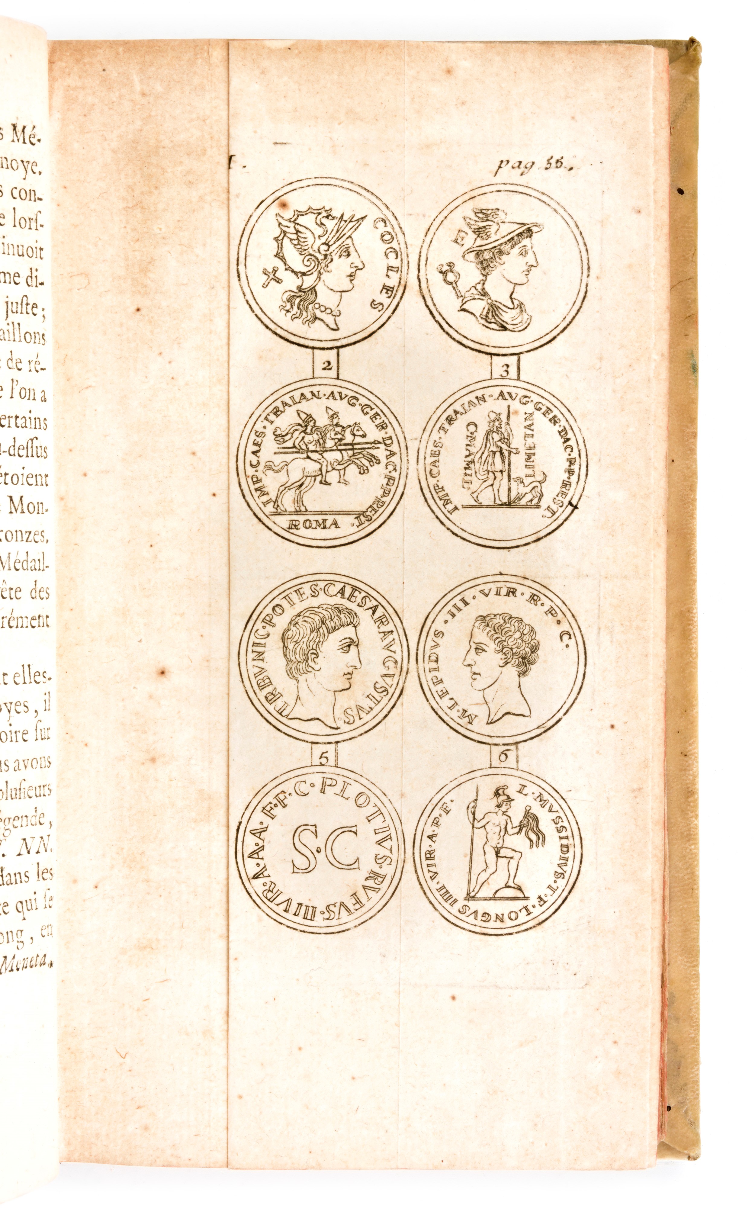 [Numismatica/Roma] Jobert, Louis: La science des medailles. 2 volumi. A Paris, chez De Bure 1739