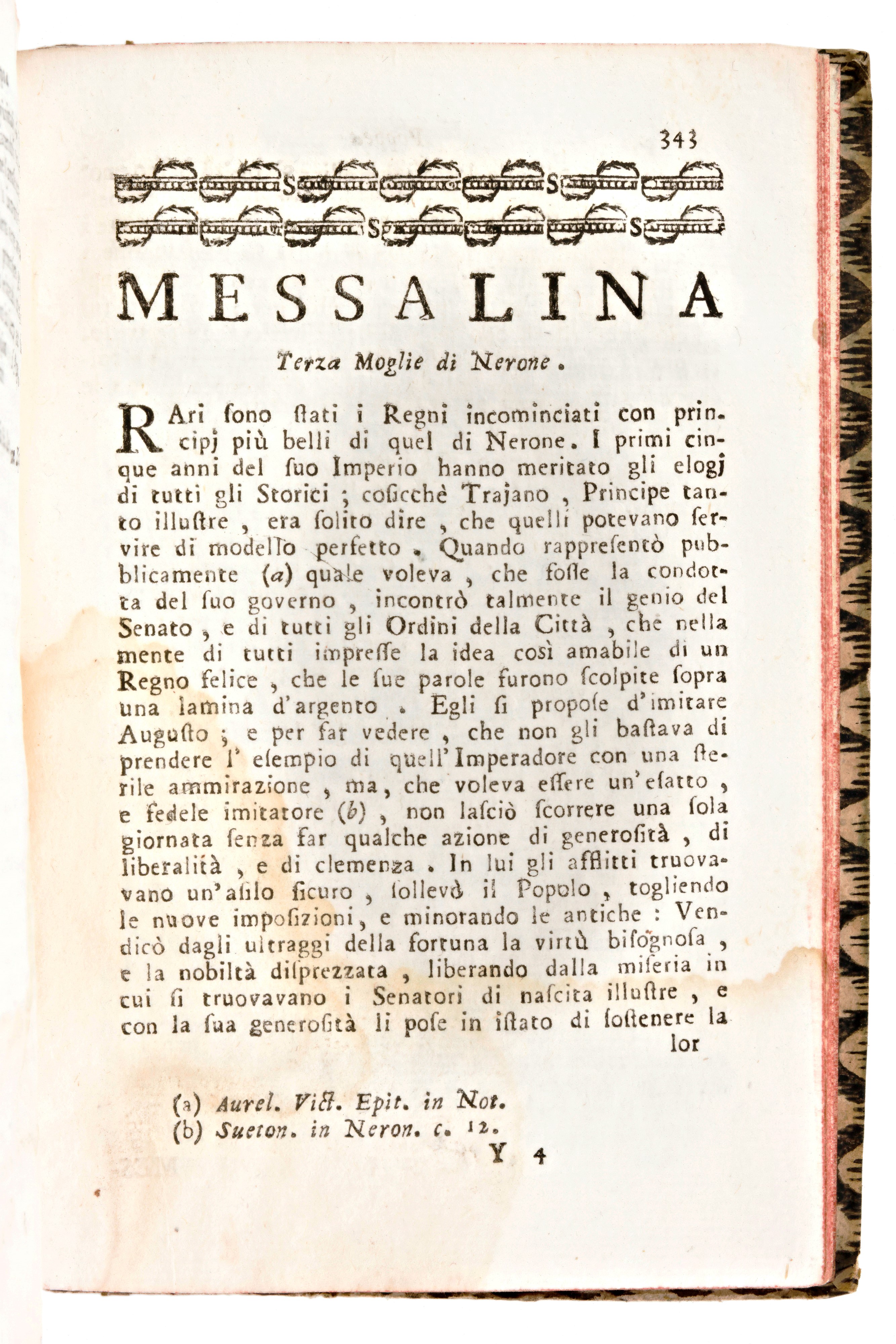 [Roma] de Serviez, Jacques Roergas : Storia della vita delle imperadrici romane, e delle principe...