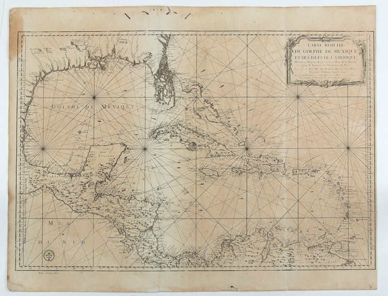 Carte réduite du golphe du Mexique et des isles de l'Amérique