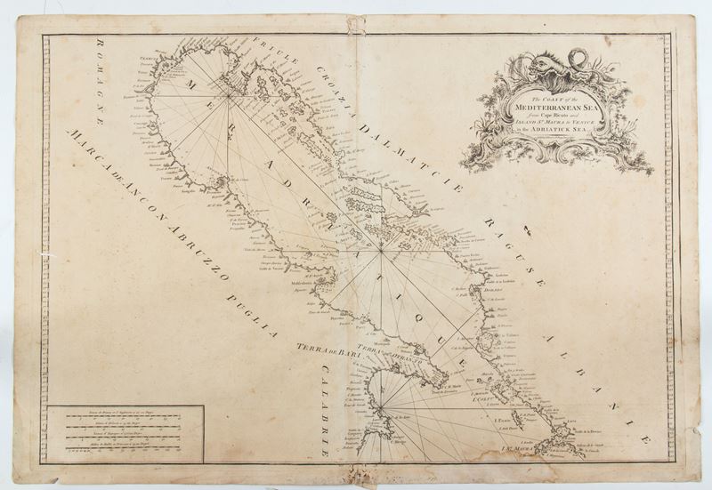 The Coast of the Mediterranea Sea from Cape Ricuto and Island St. Maura to Venice in the Adriatic...