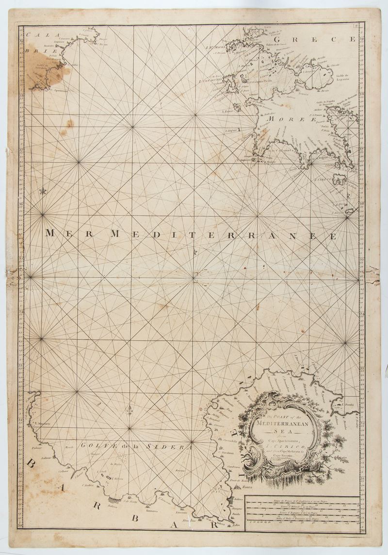 The Coast of the Mediterranea Sea from Cape Spartevento, I. Cirico, and from Cape Mesurato to Cap...