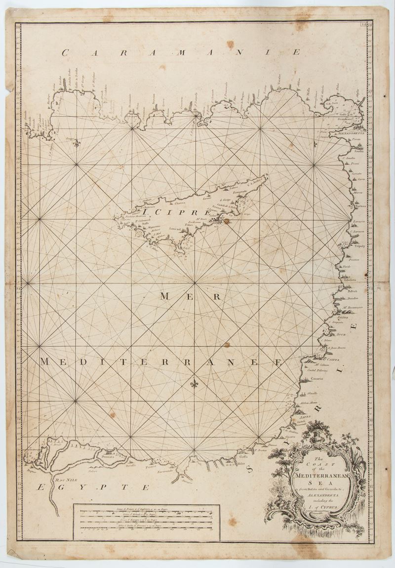 The Coast of the Mediterranea Sea from Rusato and Gironda to Alexandreta including the I. of Cypr...