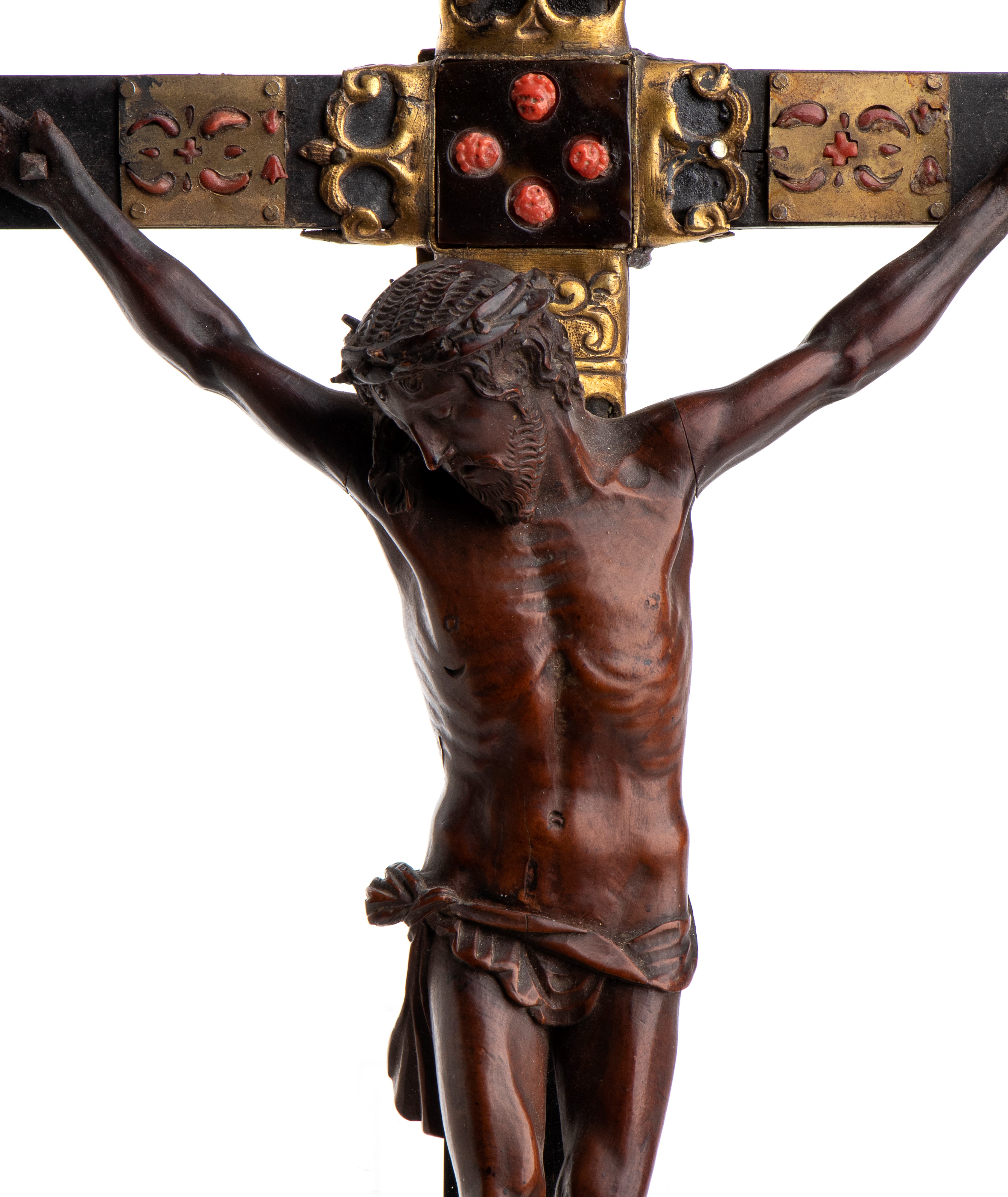 Crocifisso italiano in legno di bosso