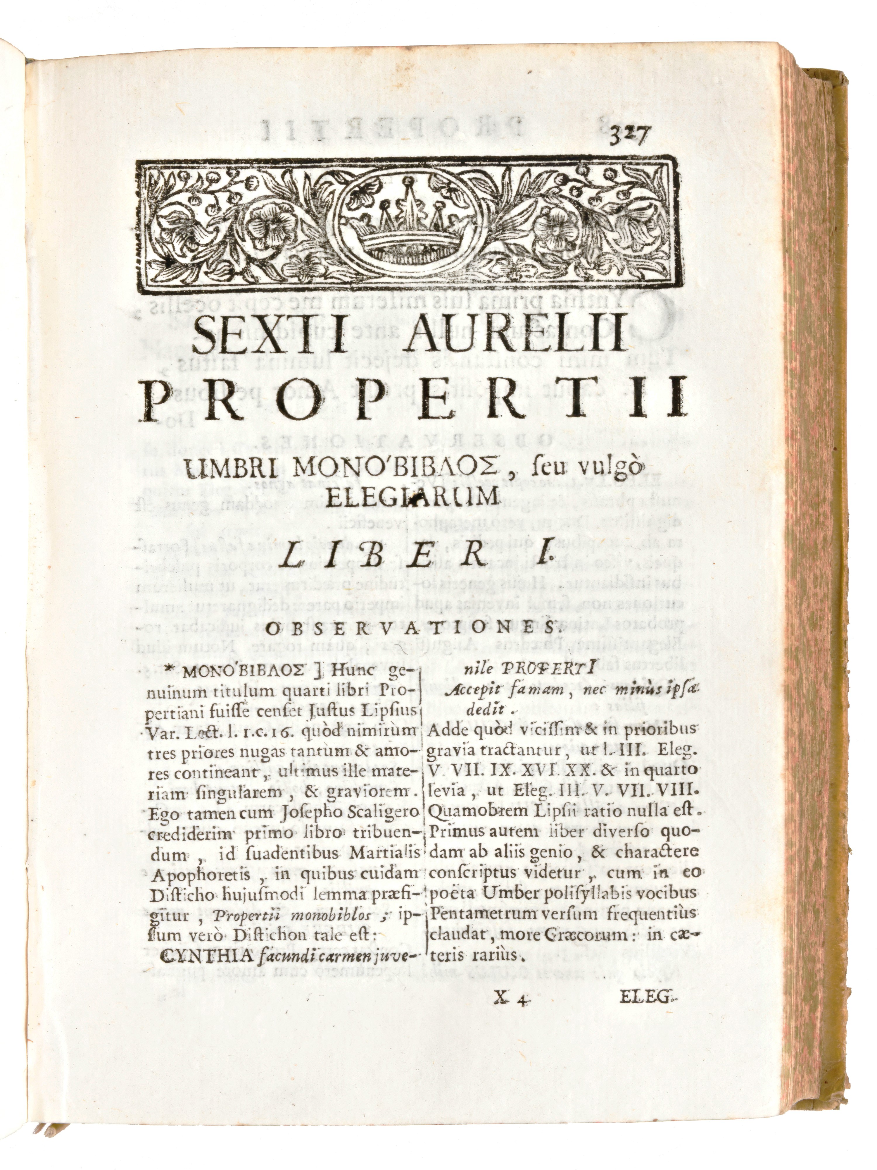 [classici Latini] Volpi, Giovanni Antonio : C. Valerius Catullus, Albius Tibullus E.r. Sex. Aurel...