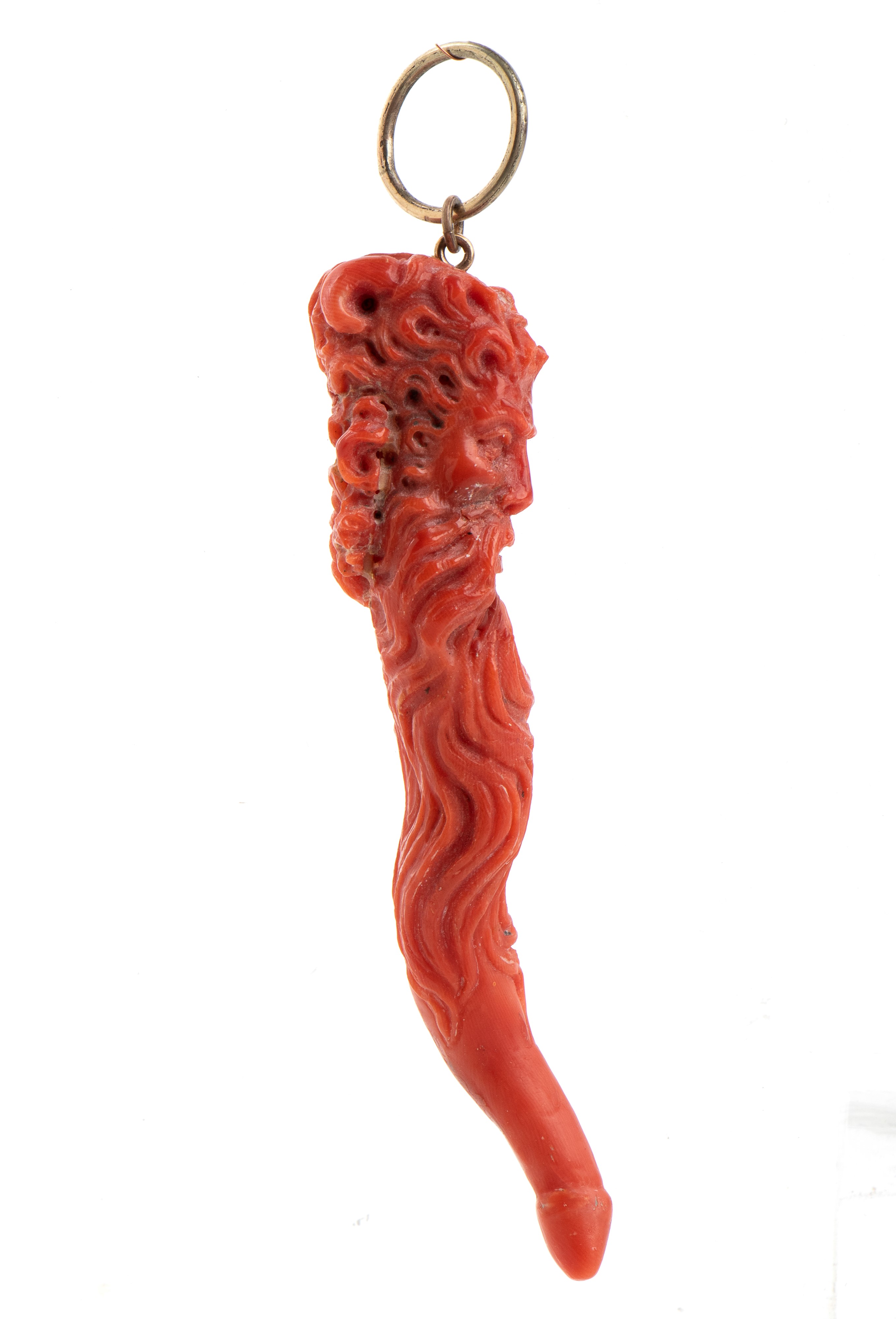 Corno da carrozza in corallo