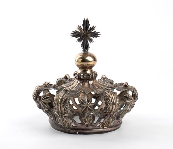 Italian solid silver crown