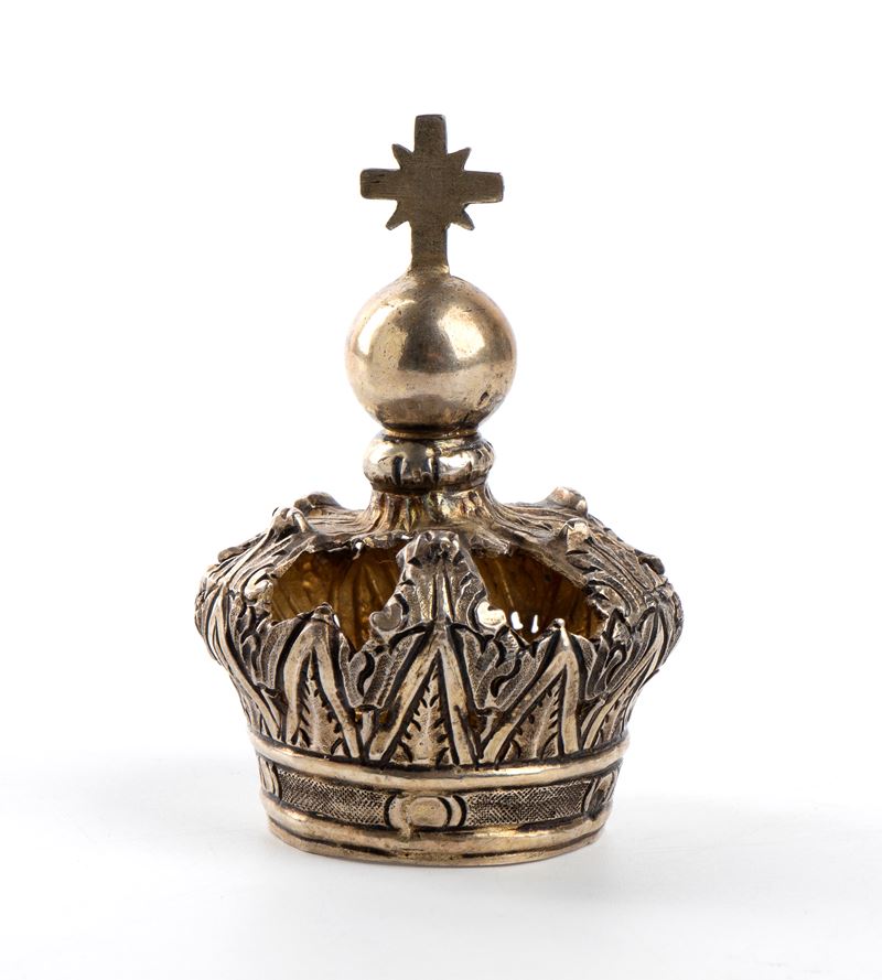 Napoli (?), Corona italiana, argento, metà XIX secolo