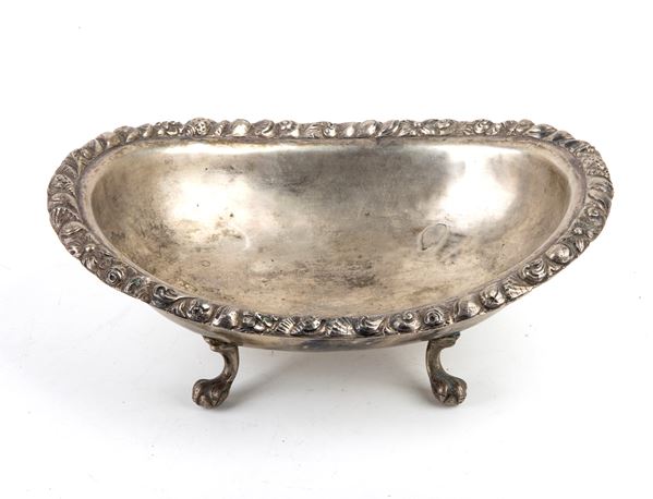 Italian solid silver basket