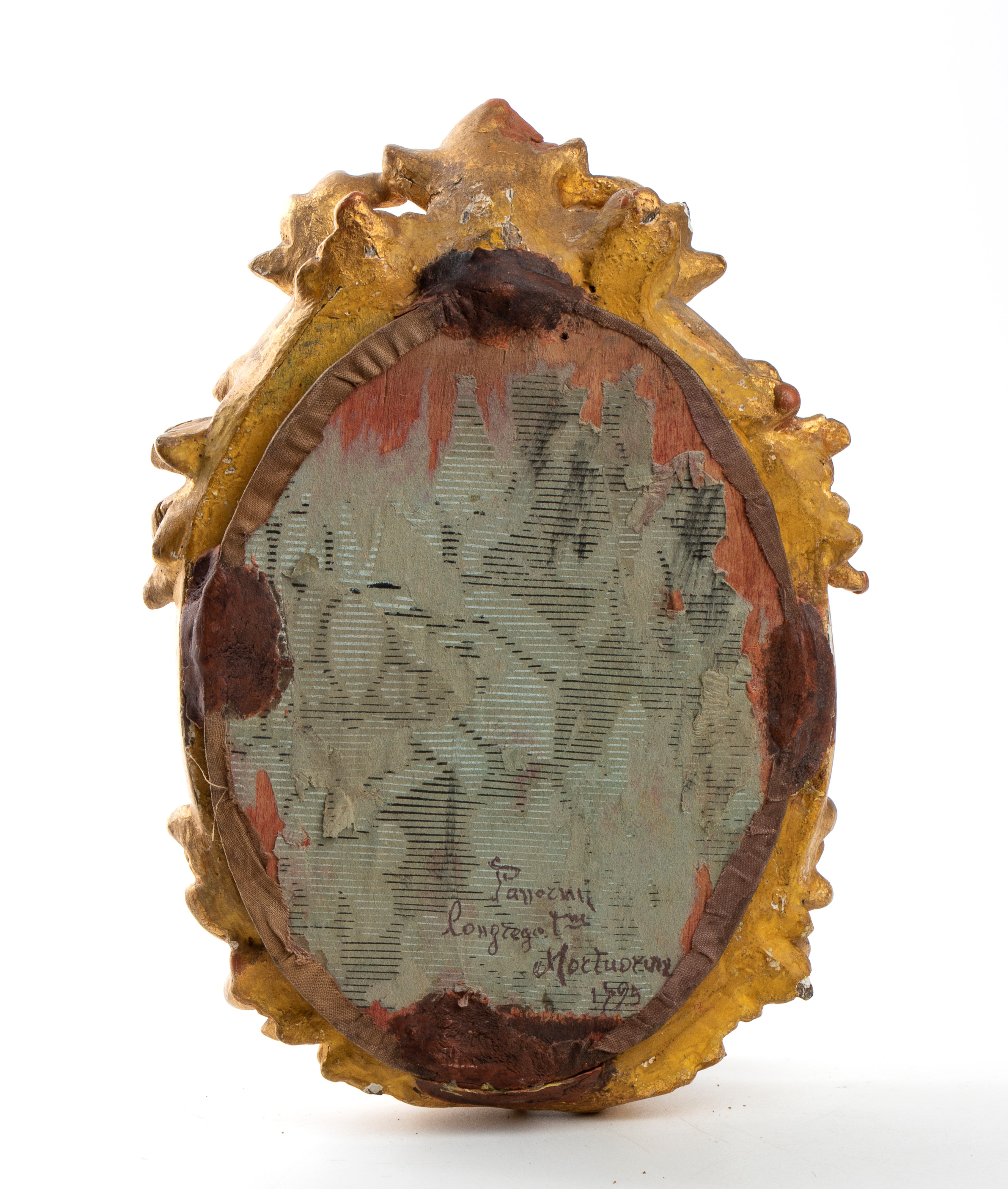 Crocifisso in corallo con teca