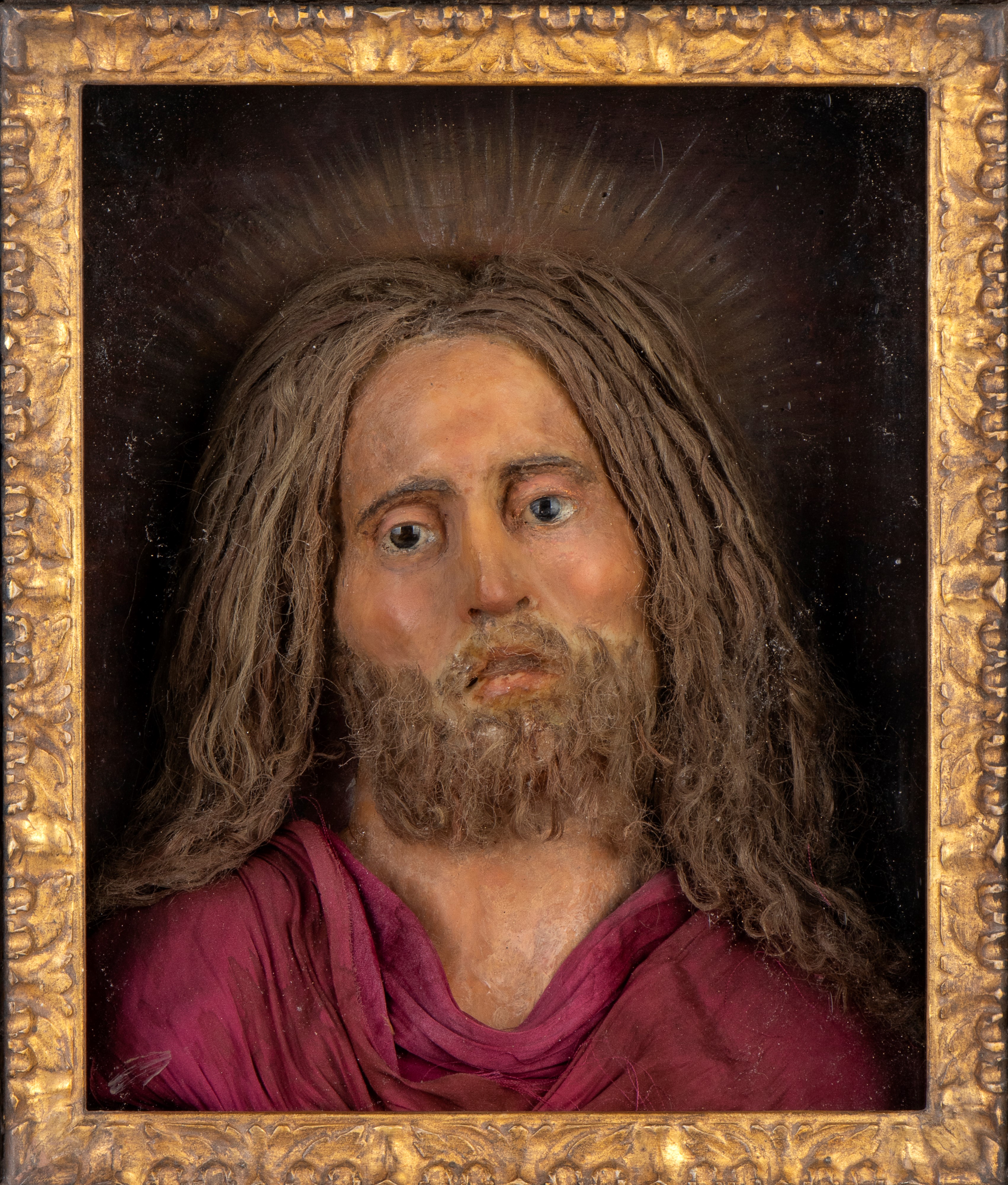 Ceroplastica napoletana, Gesù Cristo (altorilievo in cera policroma)