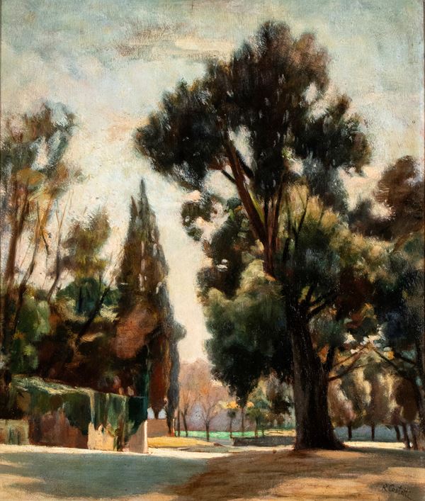 ROMEO COSTETTI - Parco di Villa Borghese a Roma