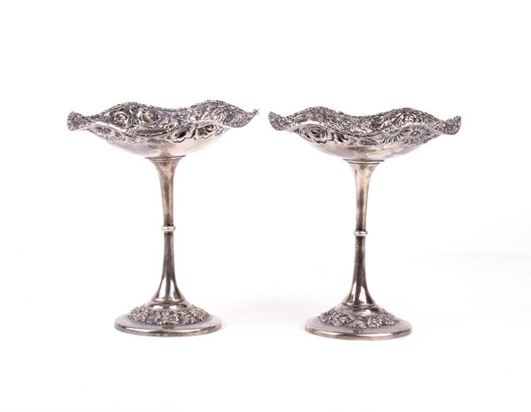 The Stieff Company - A pair of american sterling silver tazza