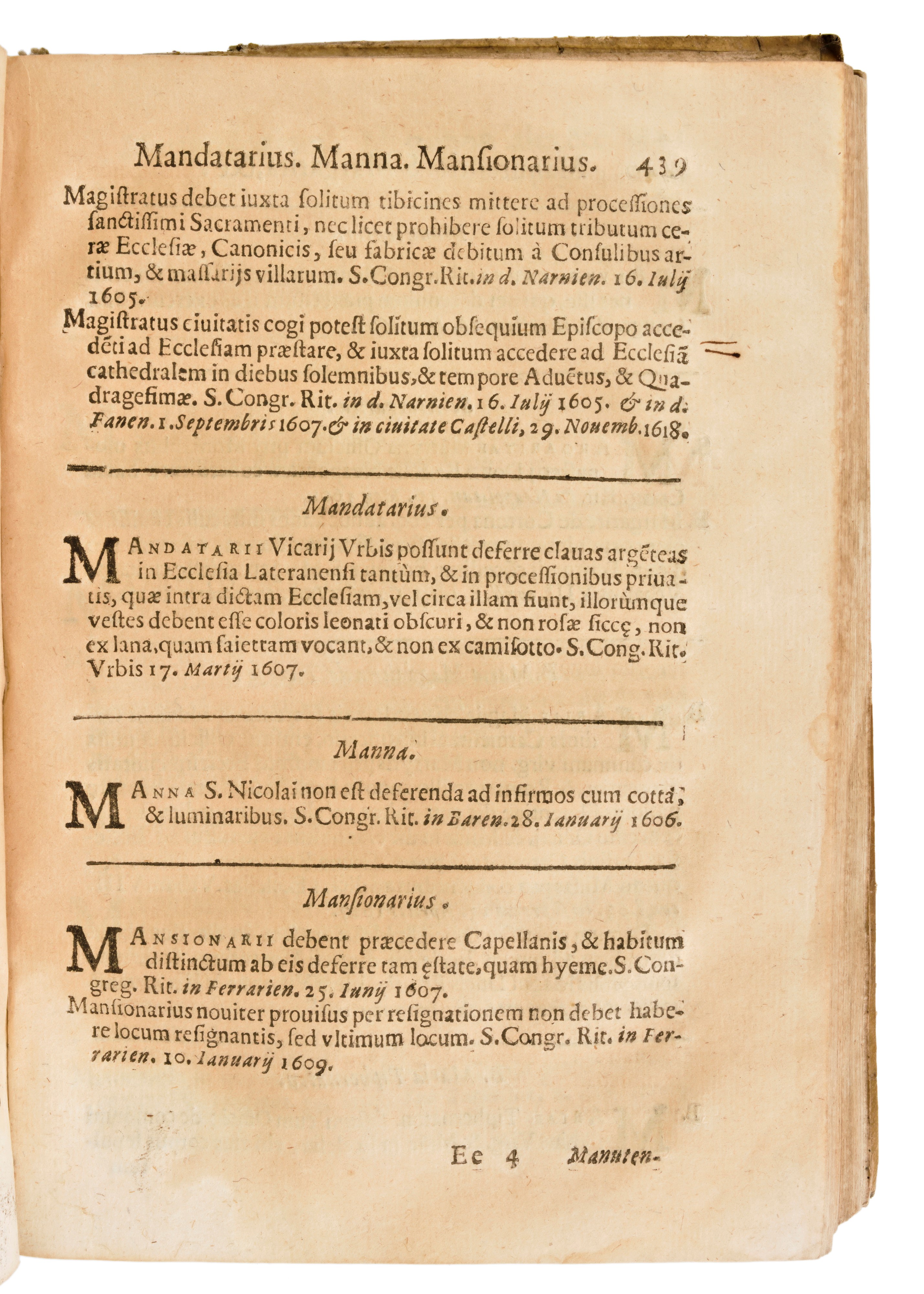 [diritto Canonico] Barbosa, Agostinho : Collectanea Bullarij, Aliarumue Summorum Pontificum Const...