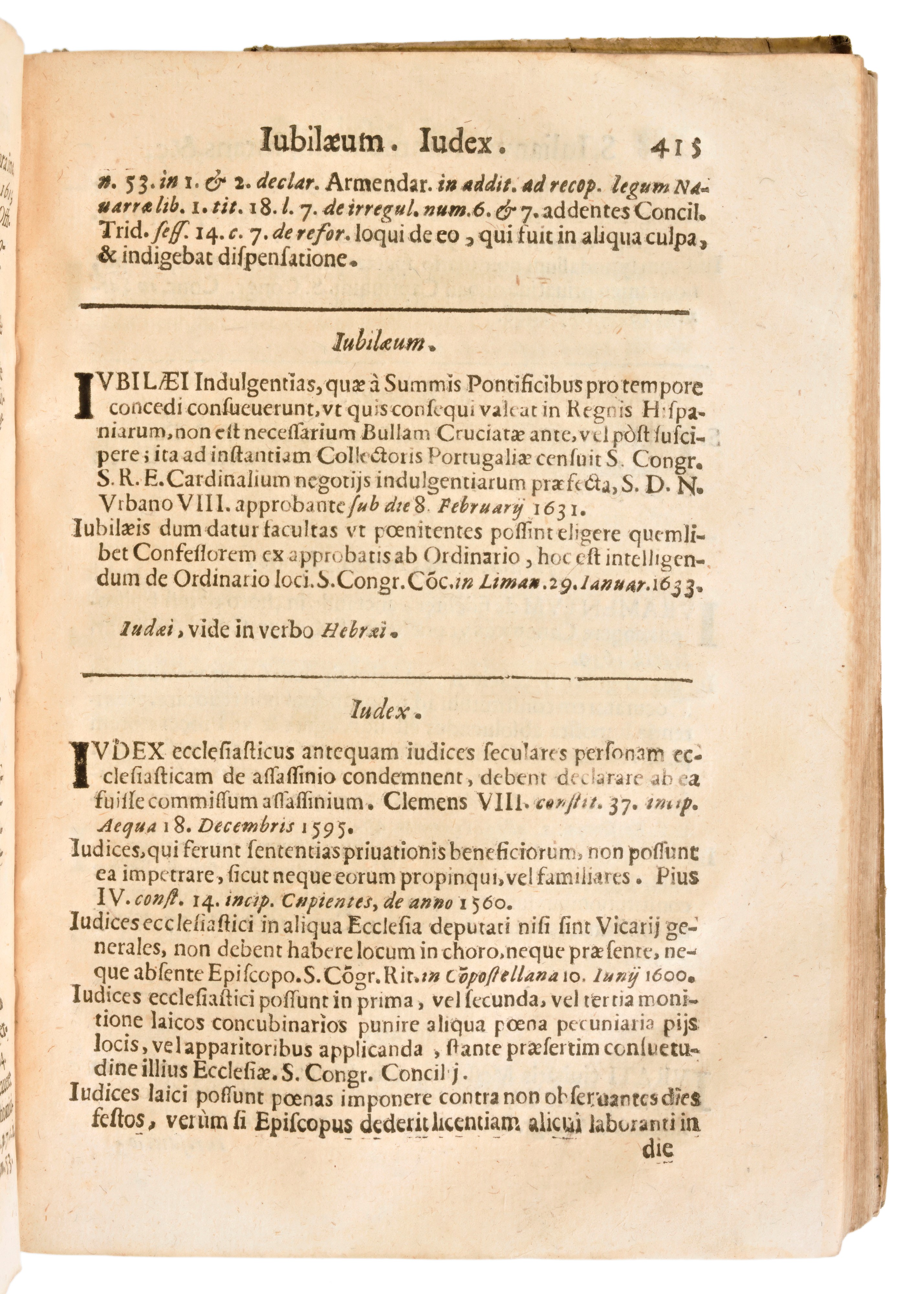 [diritto Canonico] Barbosa, Agostinho : Collectanea Bullarij, Aliarumue Summorum Pontificum Const...