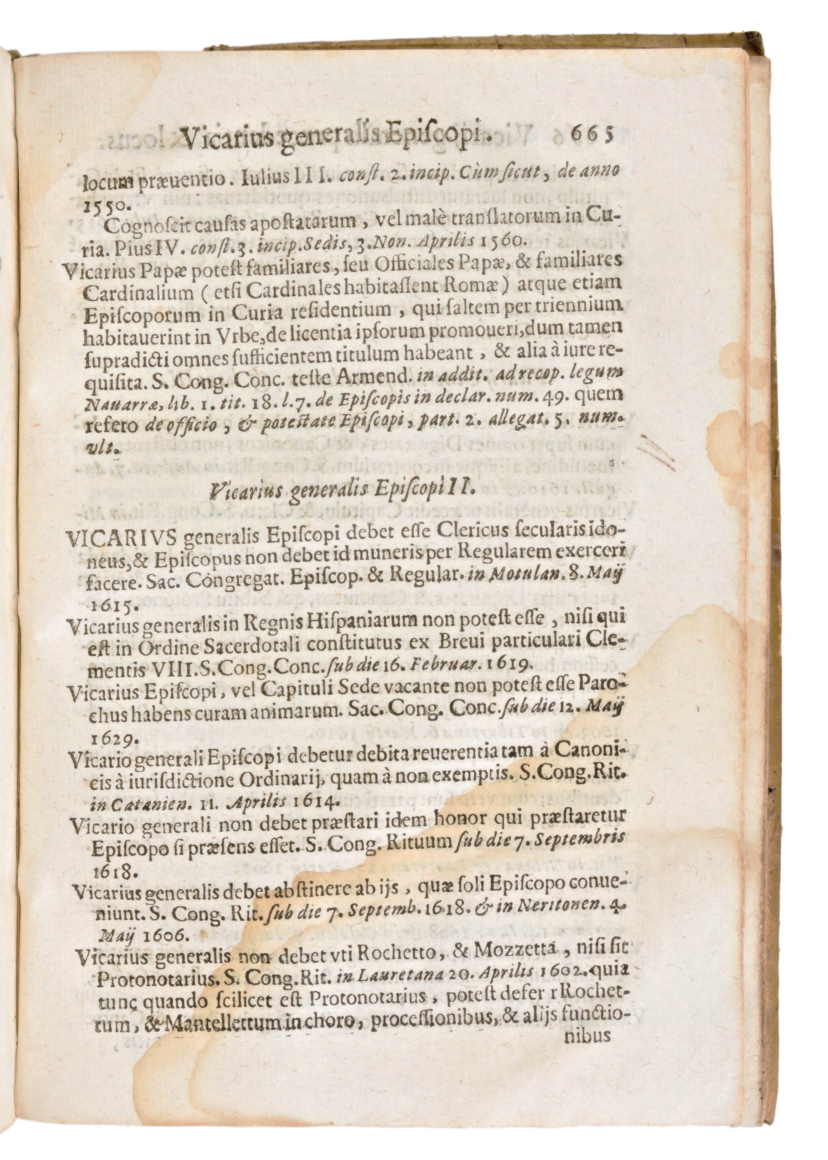 [diritto Canonico] Barbosa, Agostinho : Collectanea Bullarij, Aliarumue Summorum Pontificum Const...