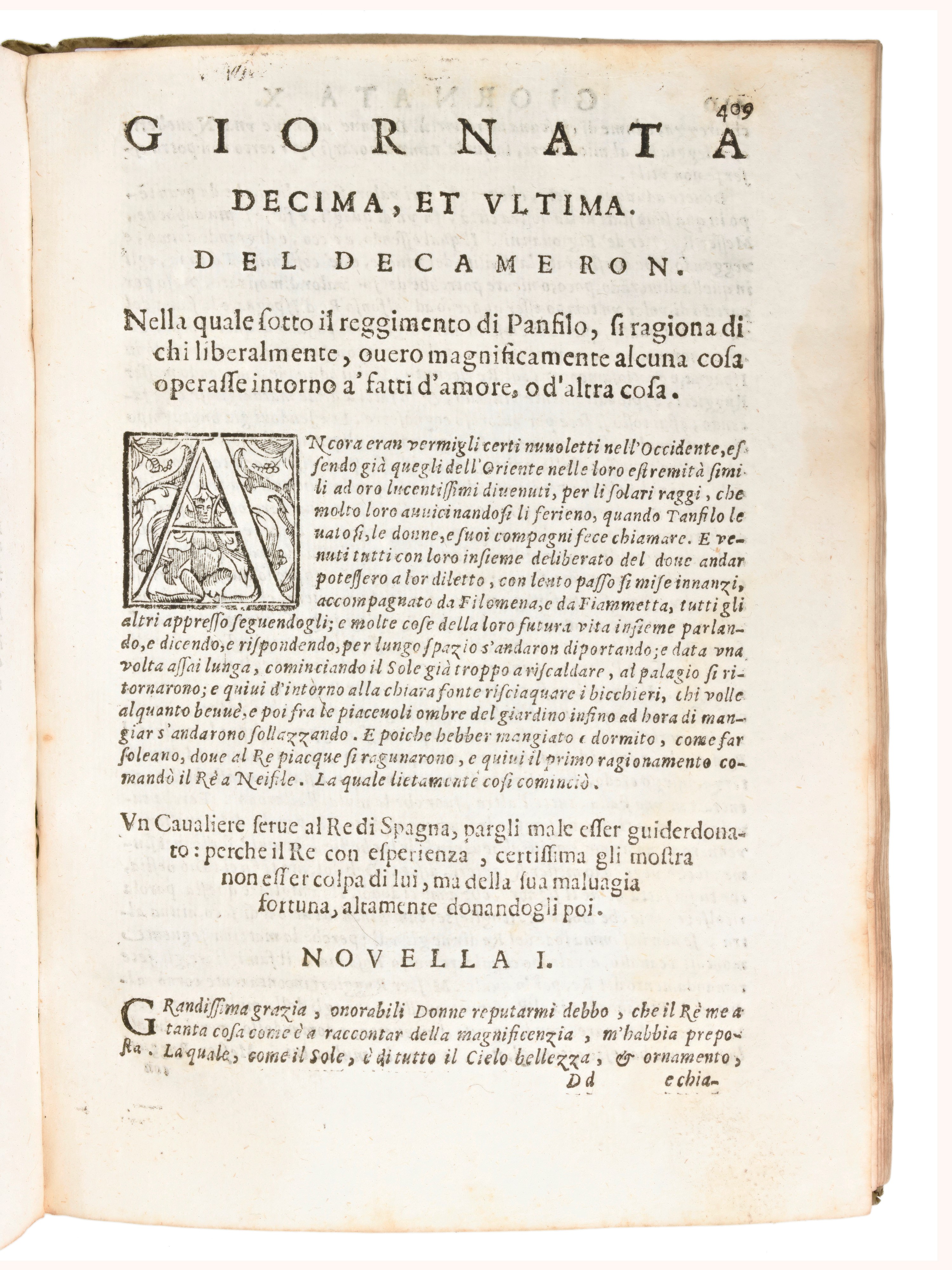 Boccaccio, Giovanni : il Decameron... & alla Sua Vera Lezione Ridotta dal Cavalier Lionardo Salvi...