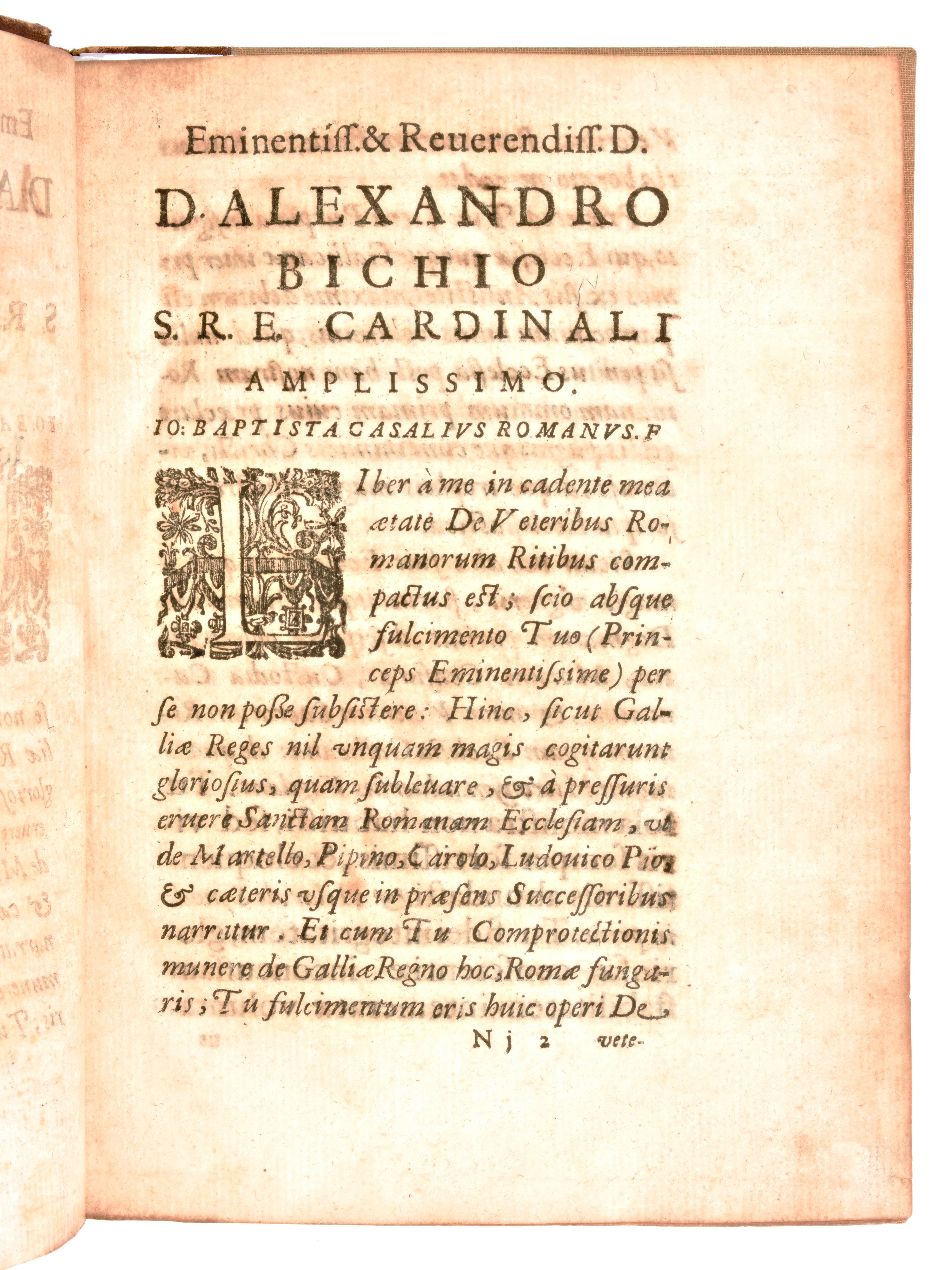 [Roma] Casalio, Giovanni Battista : De antiquis Romanorum ritibus. Auctore Ioanne Baptista Casali...