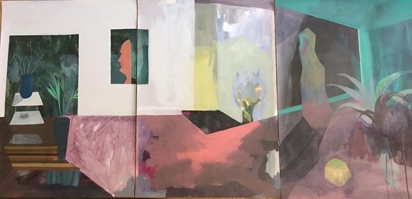 MAT&#204;AS SANTA MARIA - Untitled. Triptych
