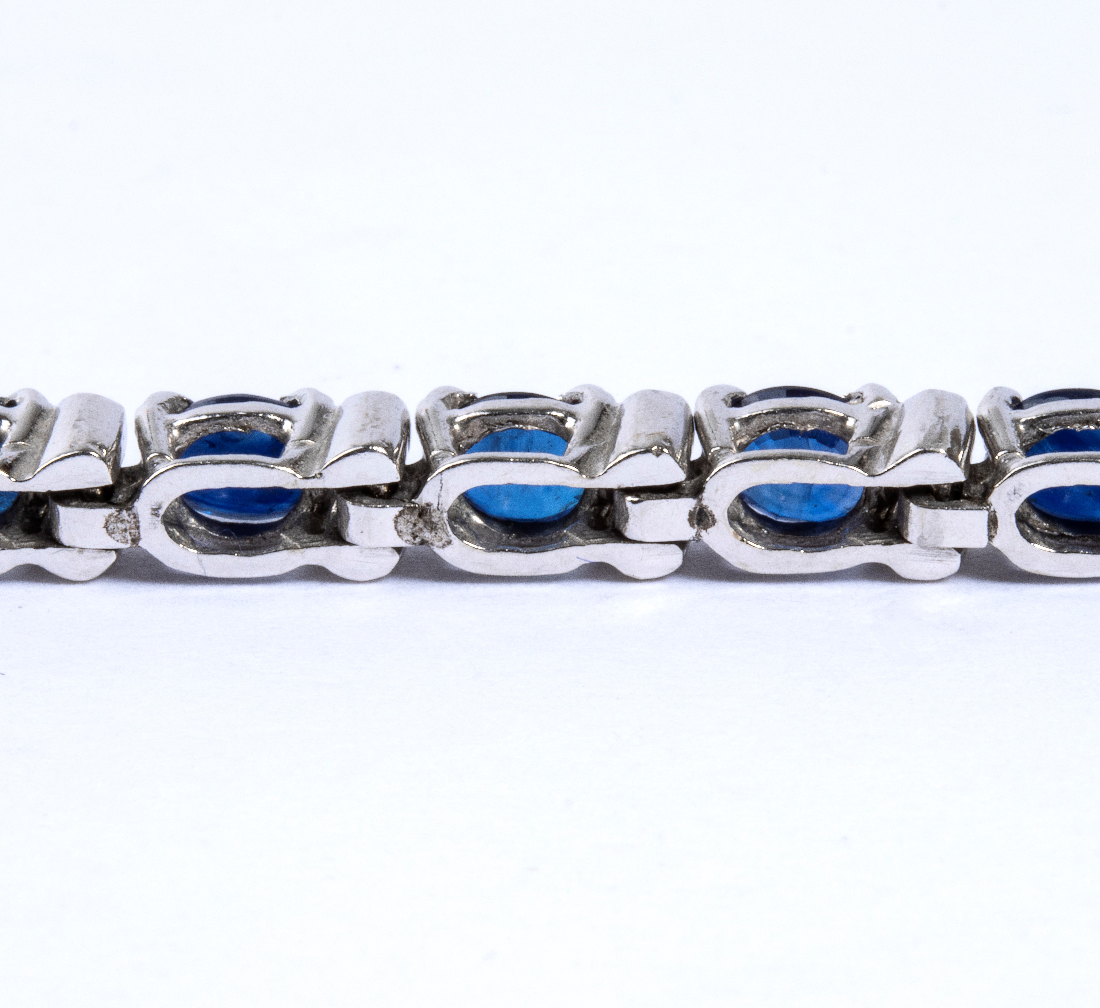 Bracciale in oro con zaffiri e diamanti