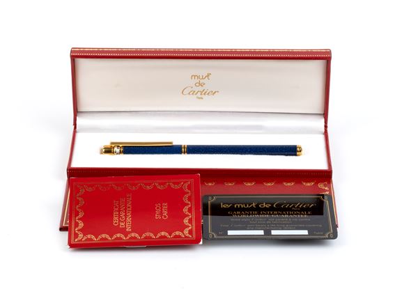 CARTIER - Pen with 18k gold nib