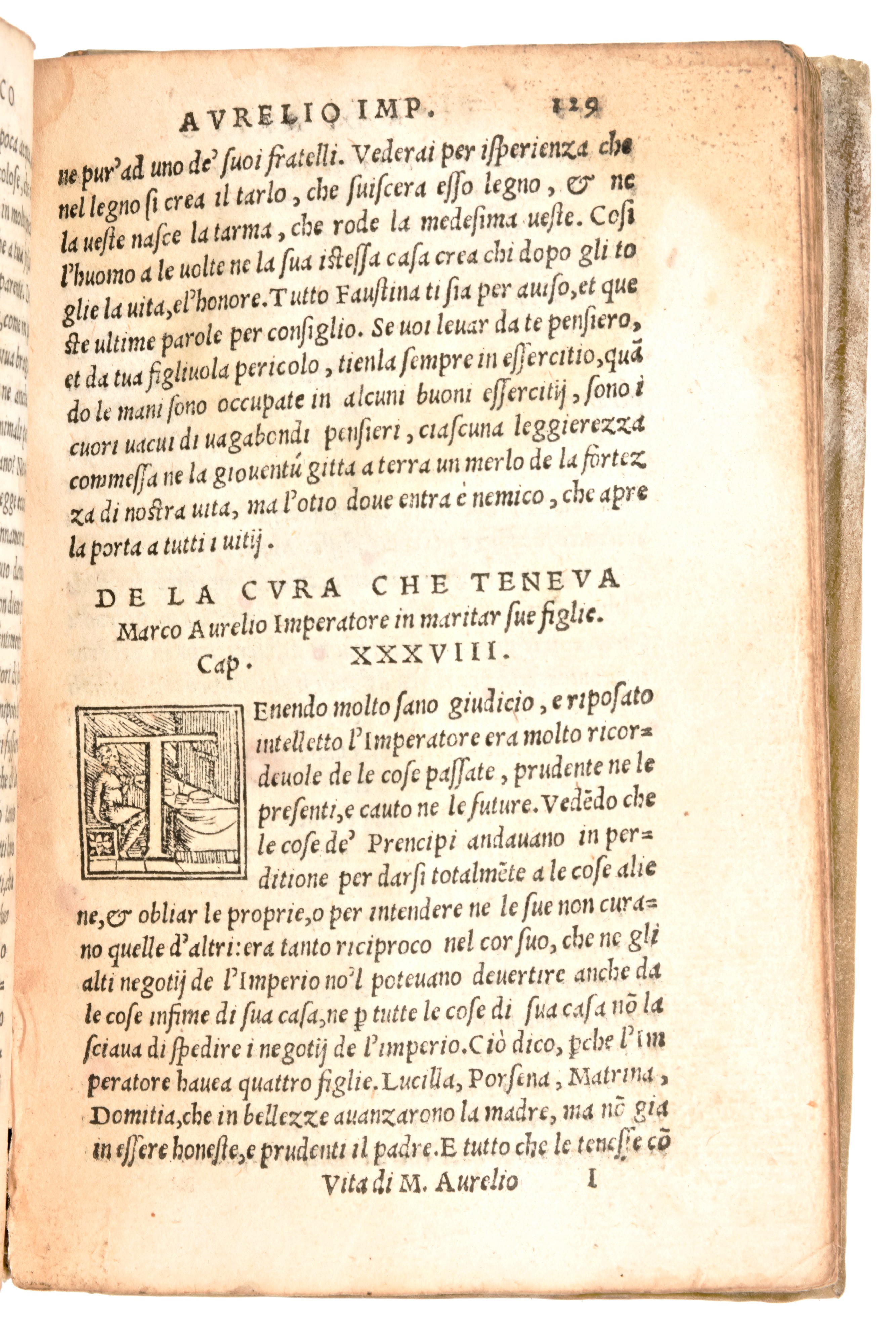 [Roma] de Guevara, Antonio : Vita gesti costumi, discorsi, et lettere di Marco Aurelio imperatore...